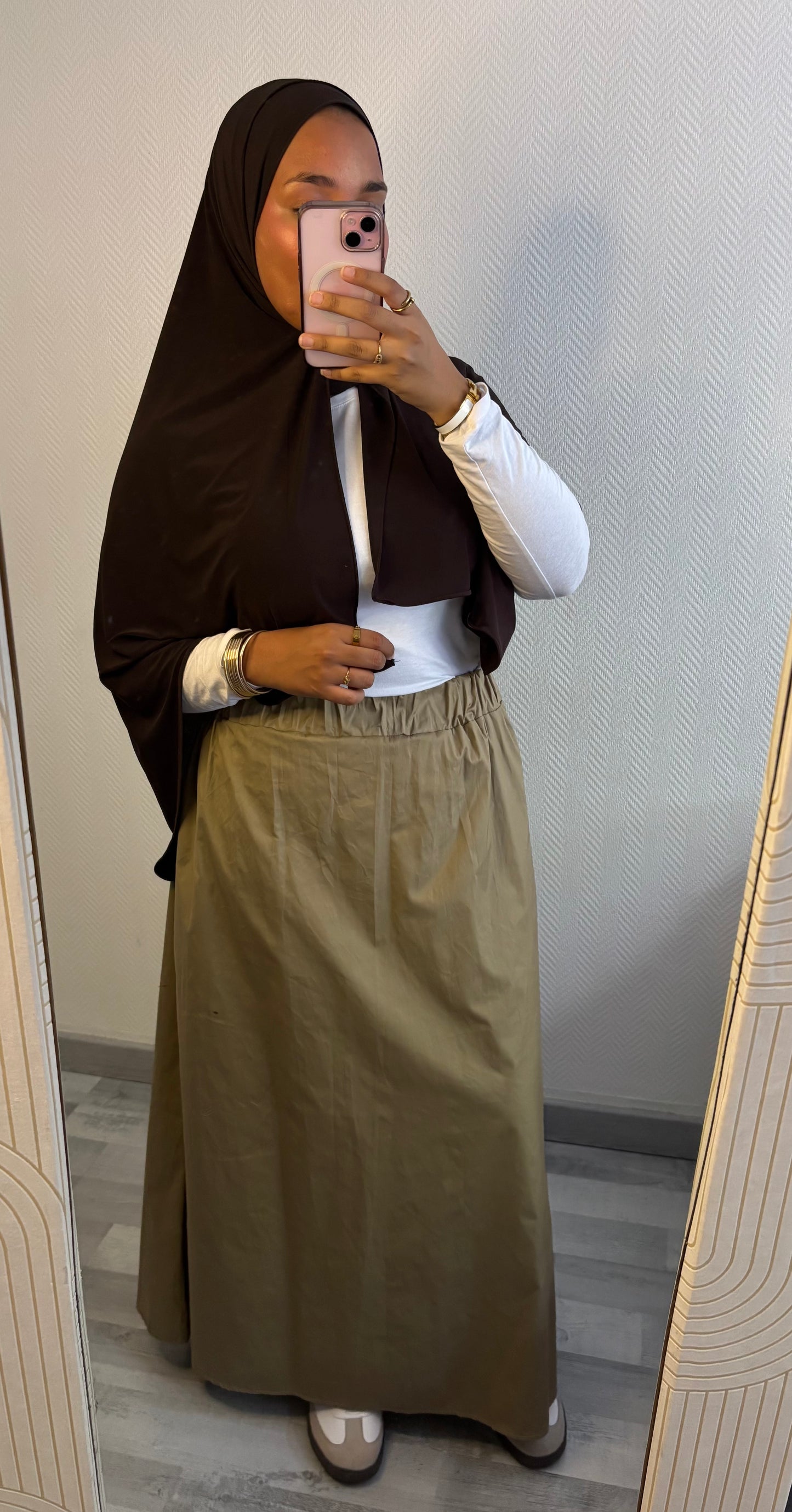 JUPE BOUFFANTE • TAUPE