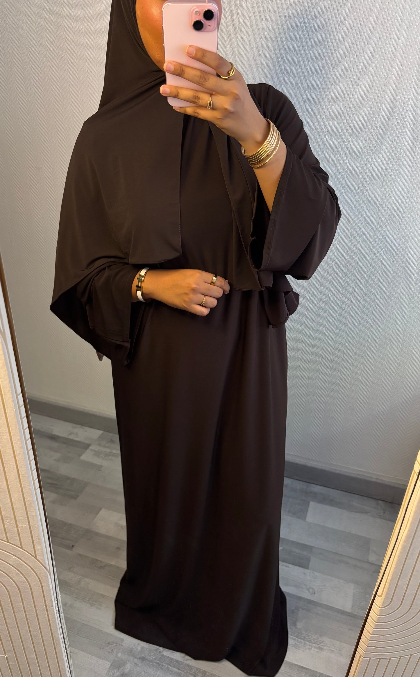 ABAYA JERSEY PREMIUM • CHOCO