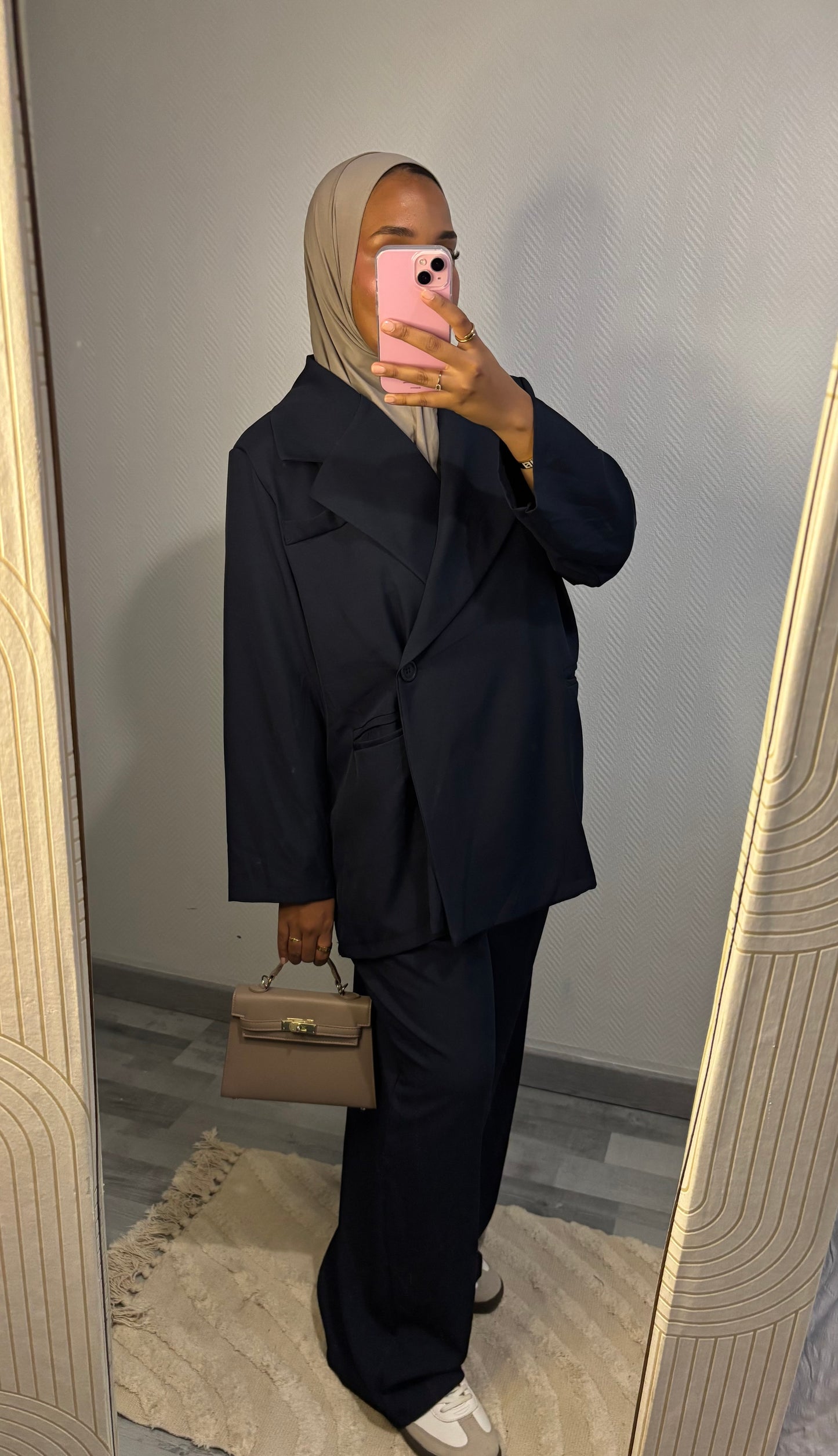 ENSEMBLE BLAZER • BLEU MARINE