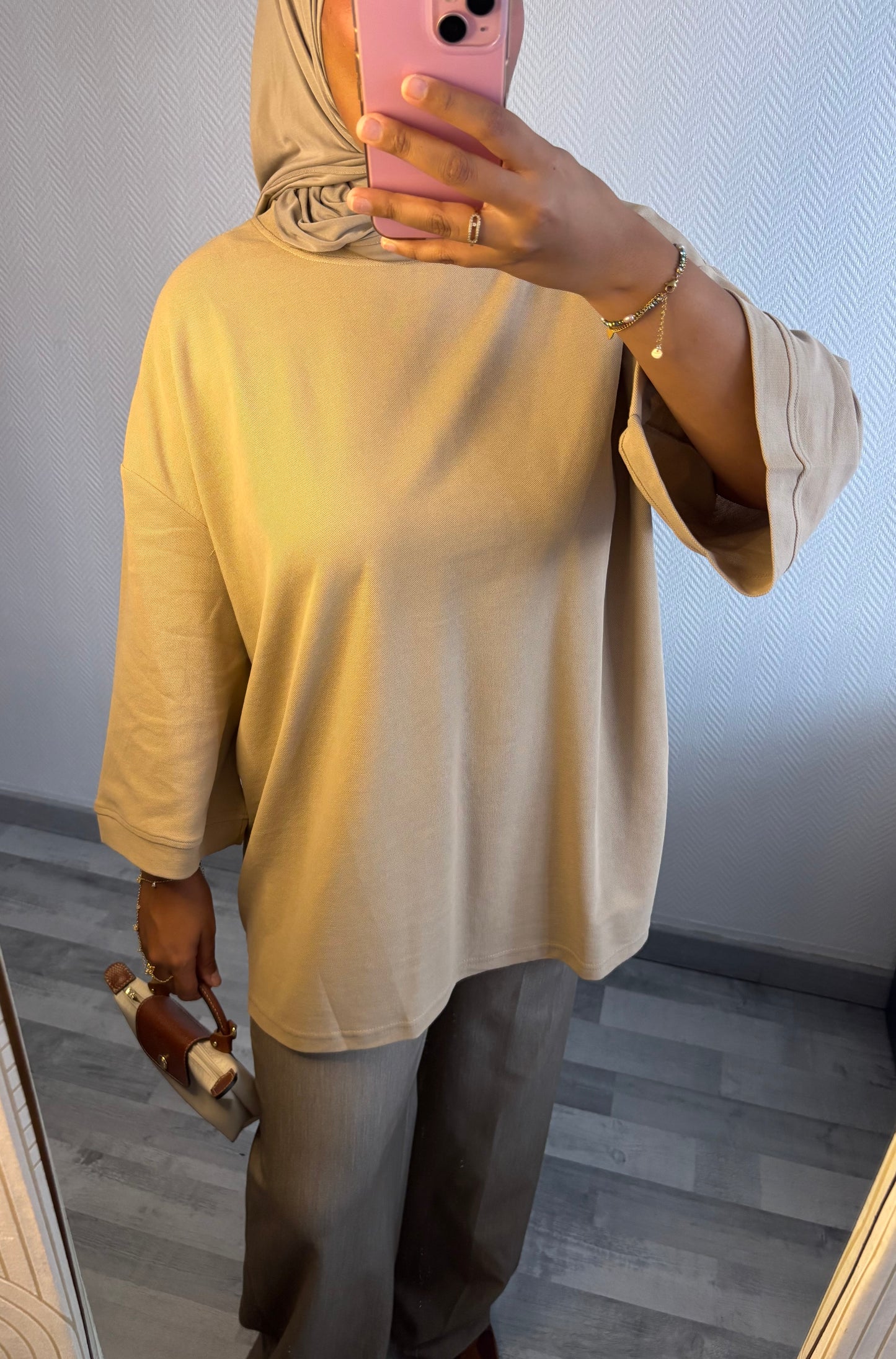 T-SHIRT MASTOUR • TAUPE