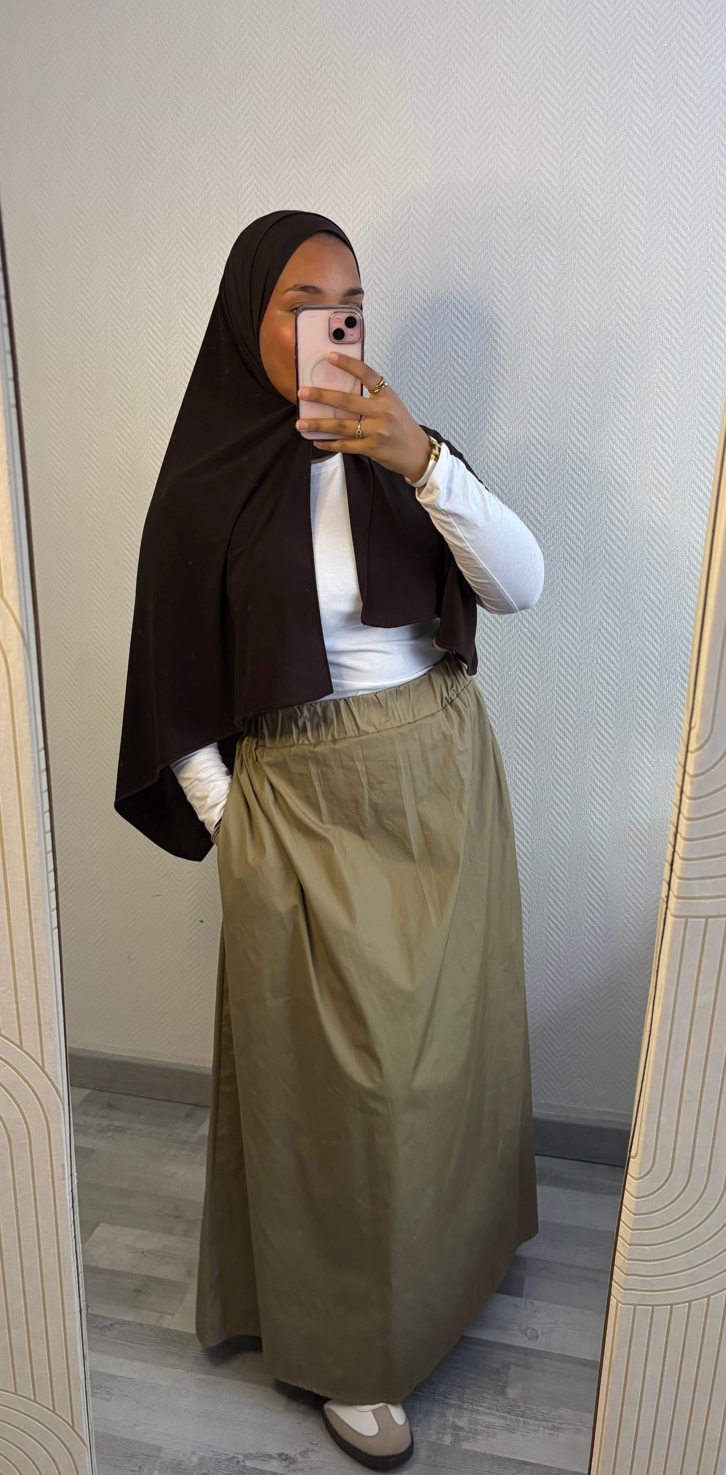 JUPE BOUFFANTE • TAUPE