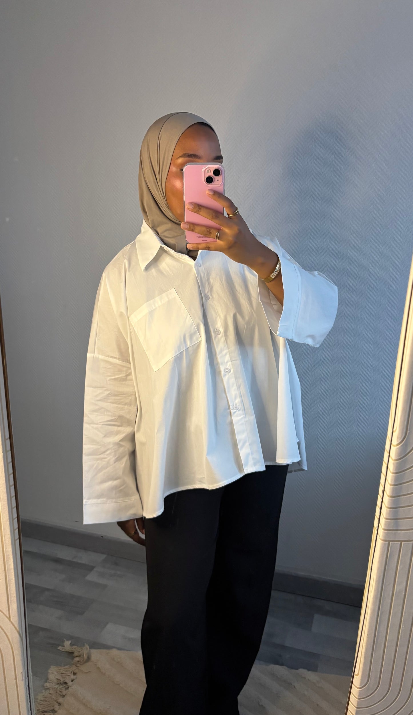 CHEMISE OVERSIZE • BLANCHE