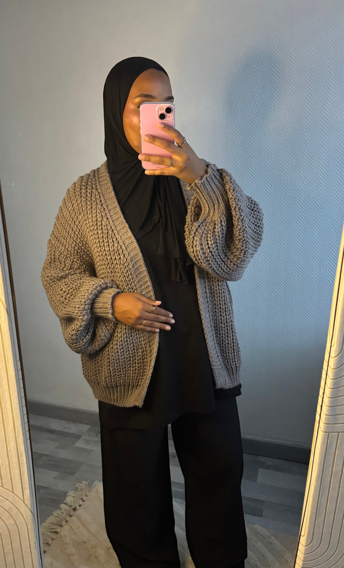 GILET TESNIM • TAUPE