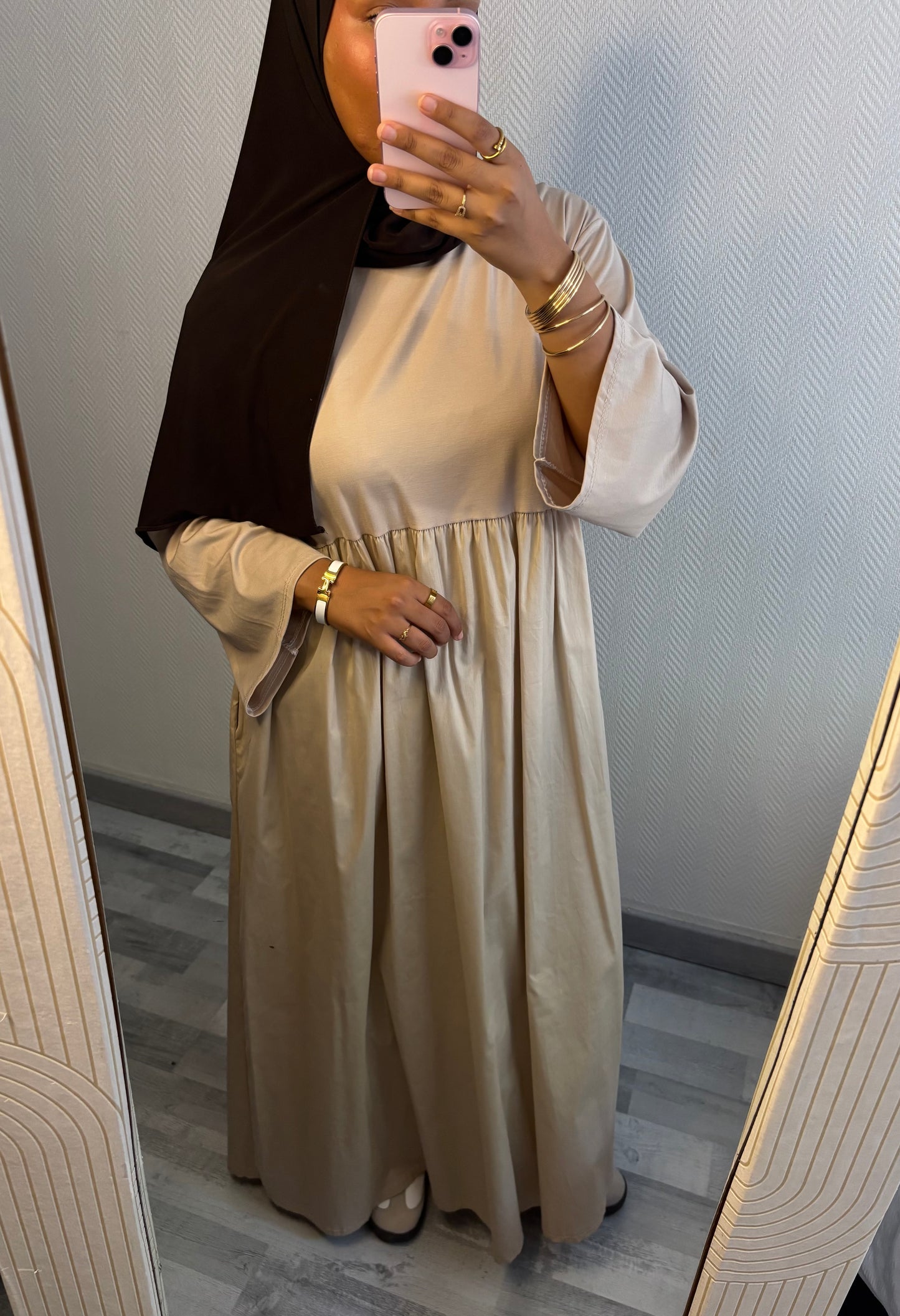 ROBE ANYA • BEIGE