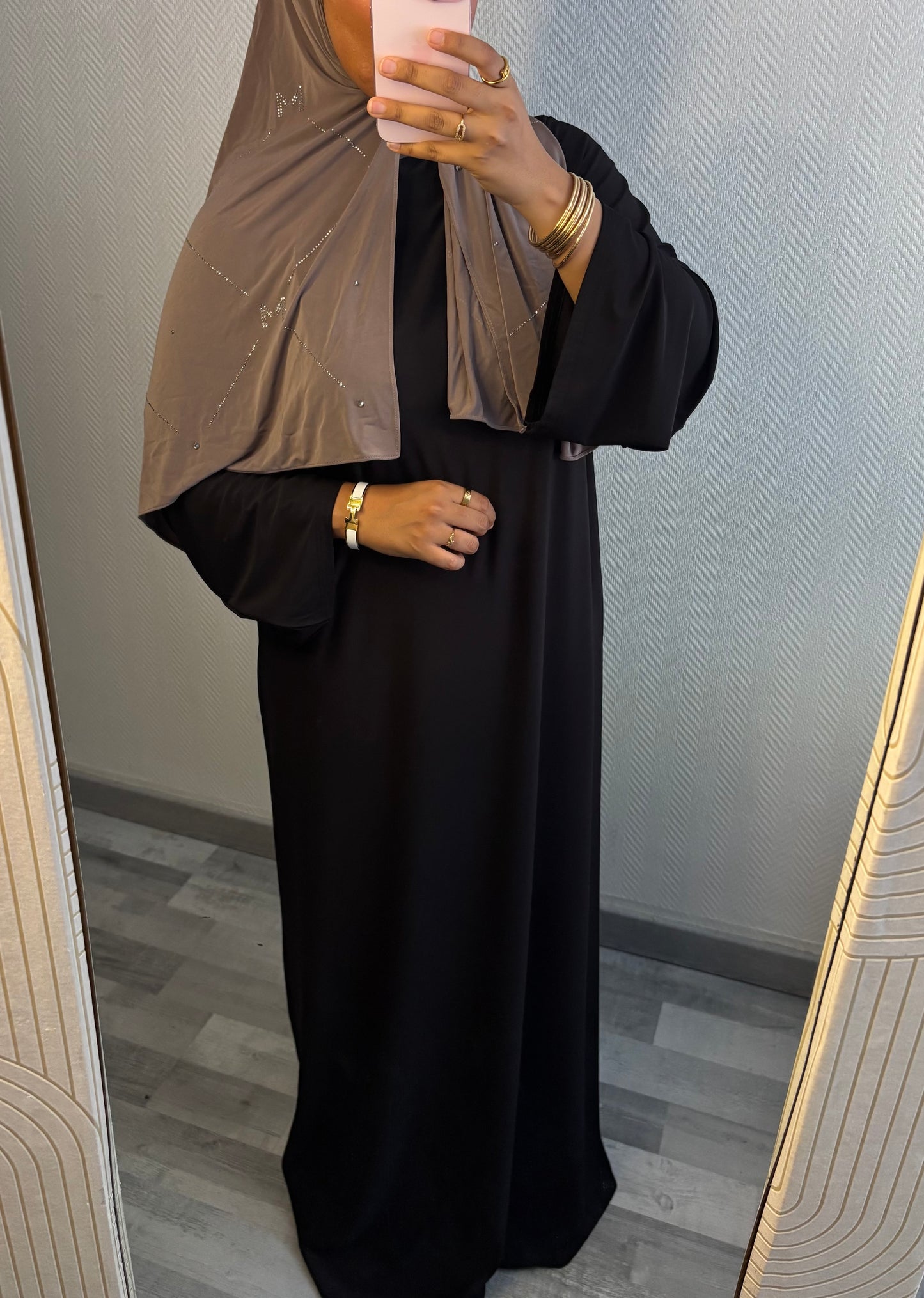 ABAYA JERSEY PREMIUM • NOIR