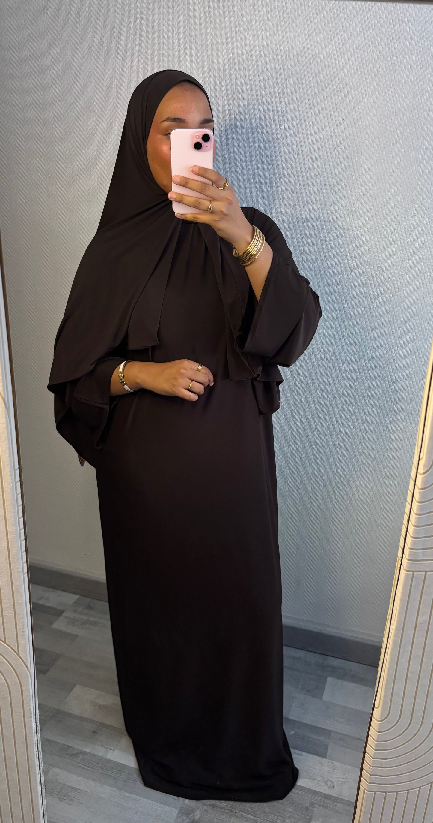 ABAYA JERSEY PREMIUM • CHOCO