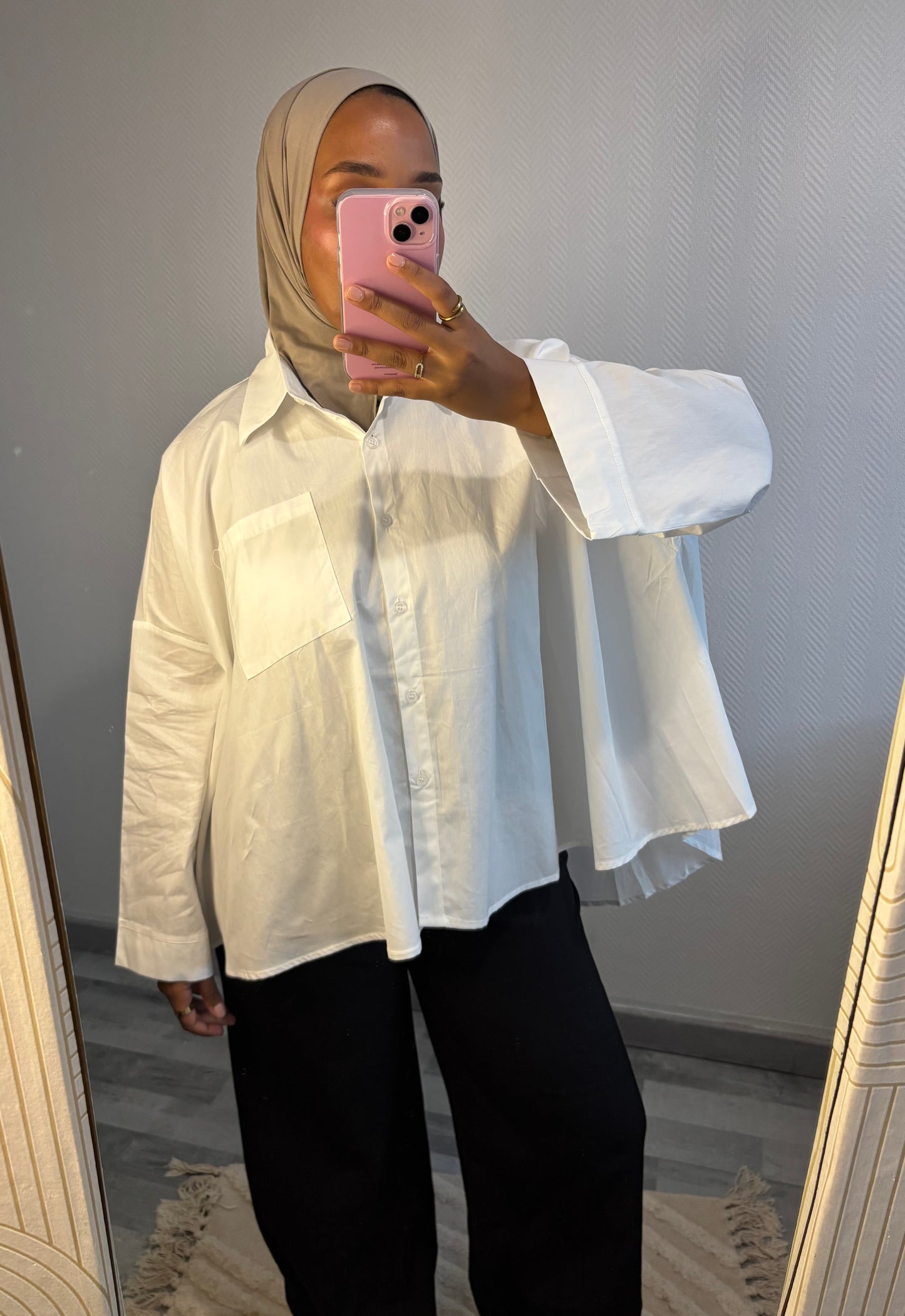 CHEMISE OVERSIZE • BLANCHE