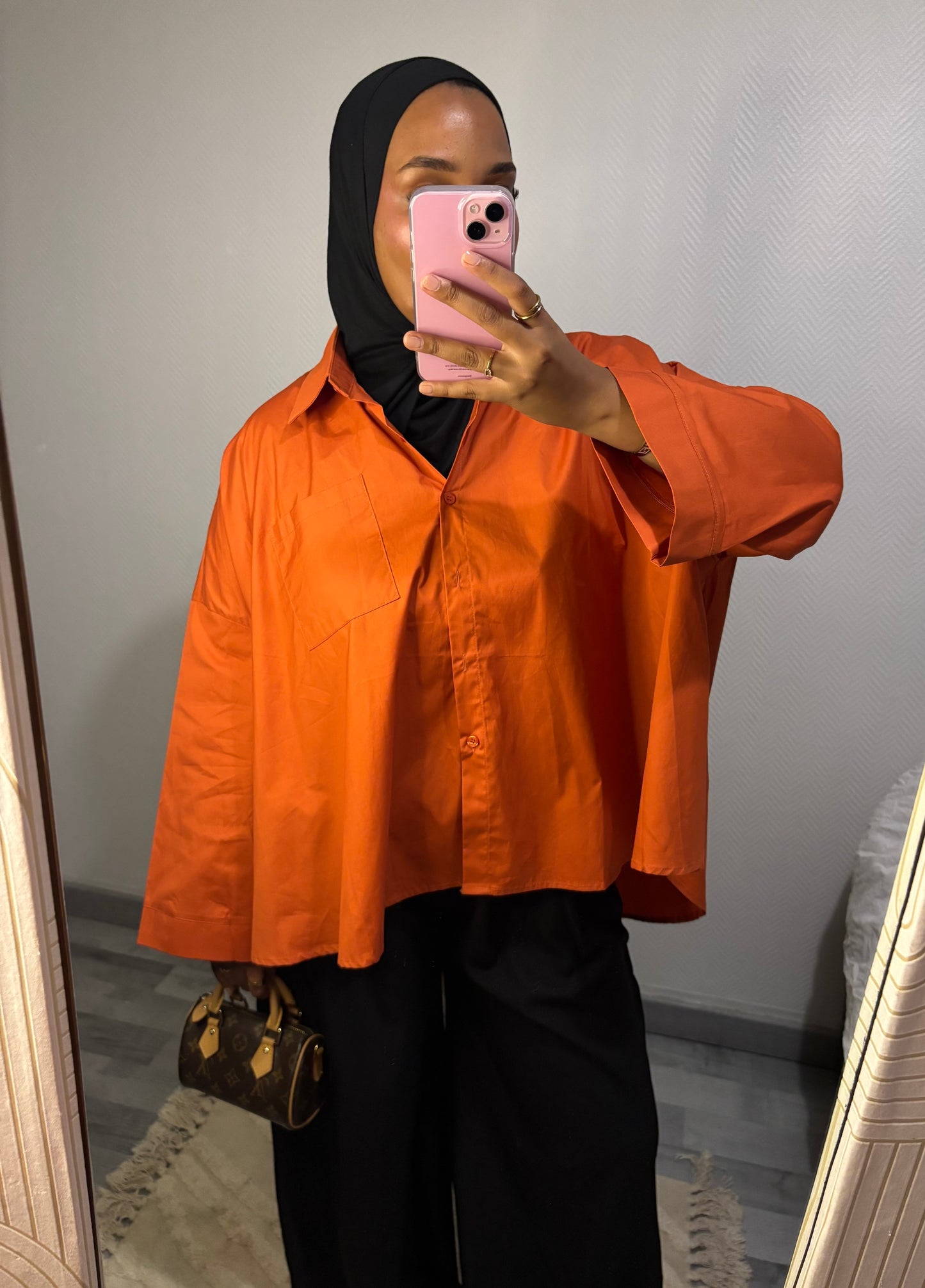 CHEMISE OVERSIZE • ORANGE