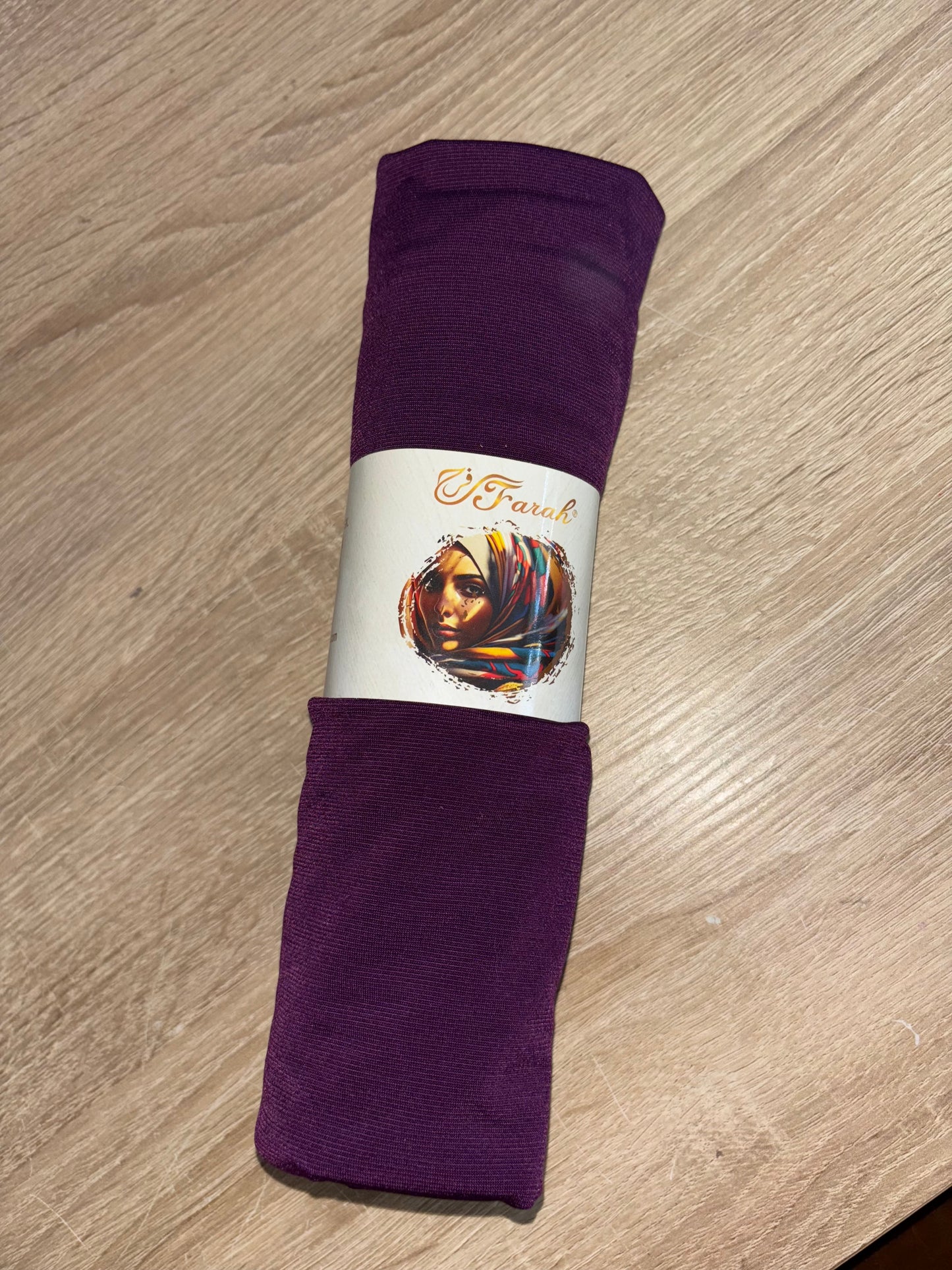 VOILE EN JERSEY PREMIUM • VIOLET FONCÉ