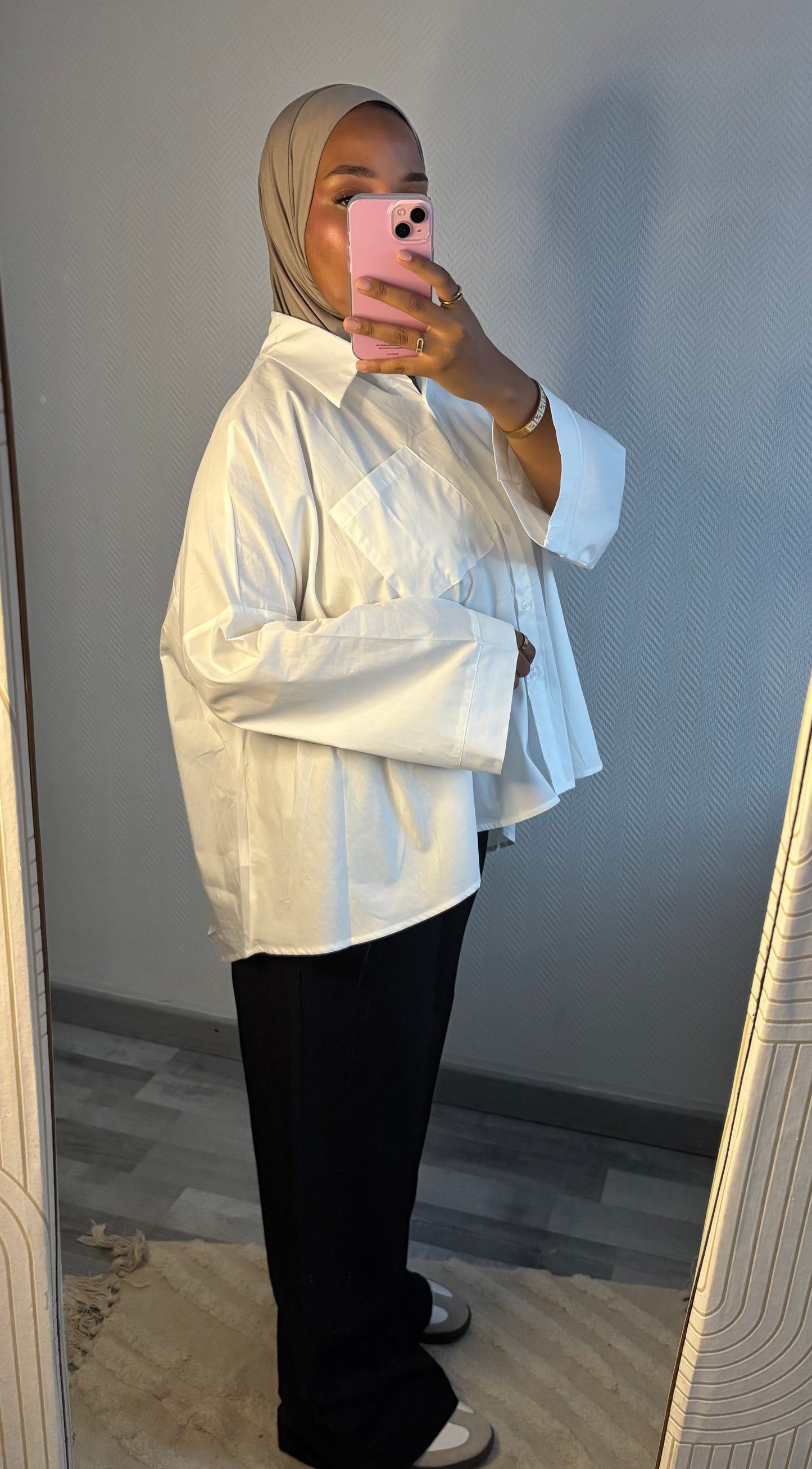 CHEMISE OVERSIZE • BLANCHE