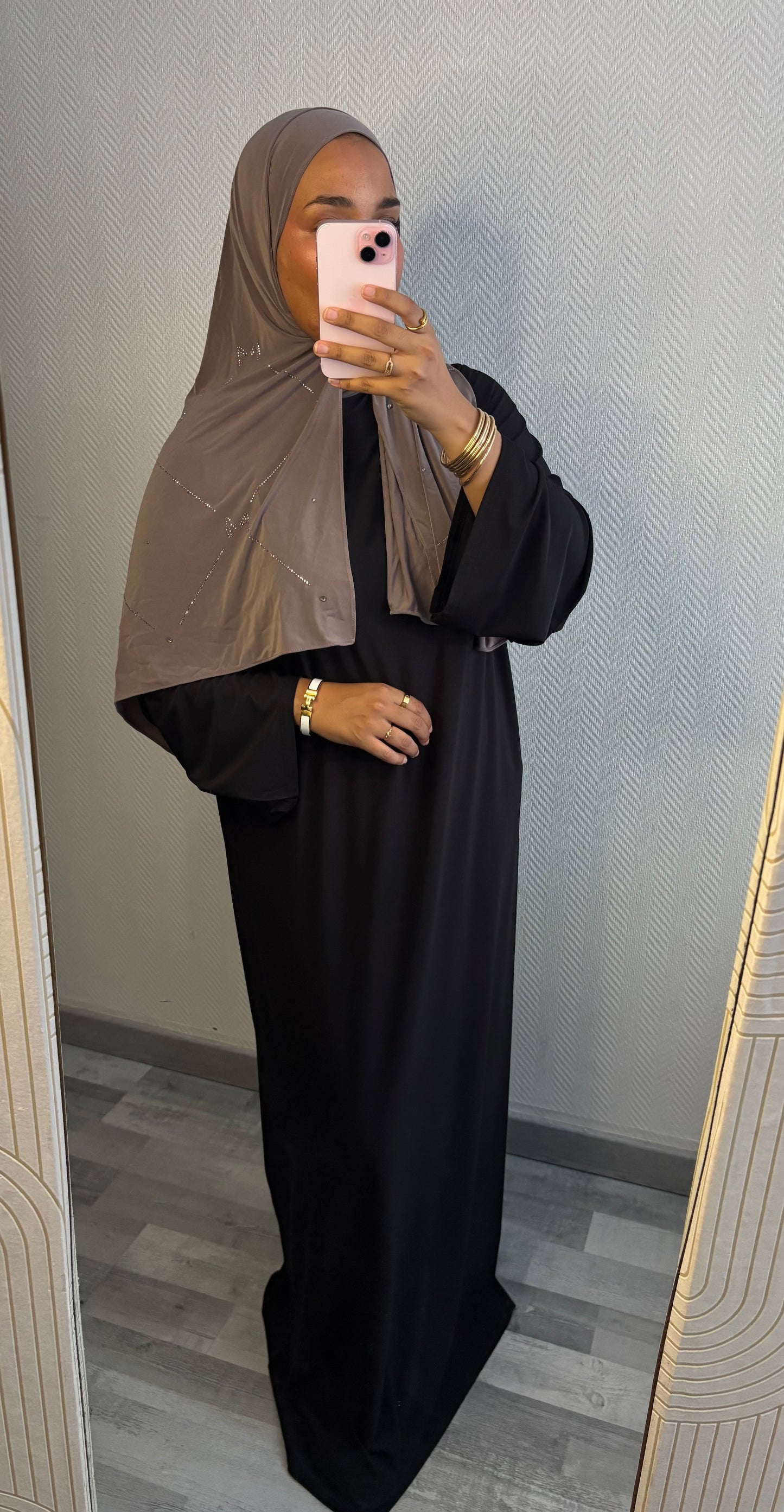 ABAYA JERSEY PREMIUM • NOIR