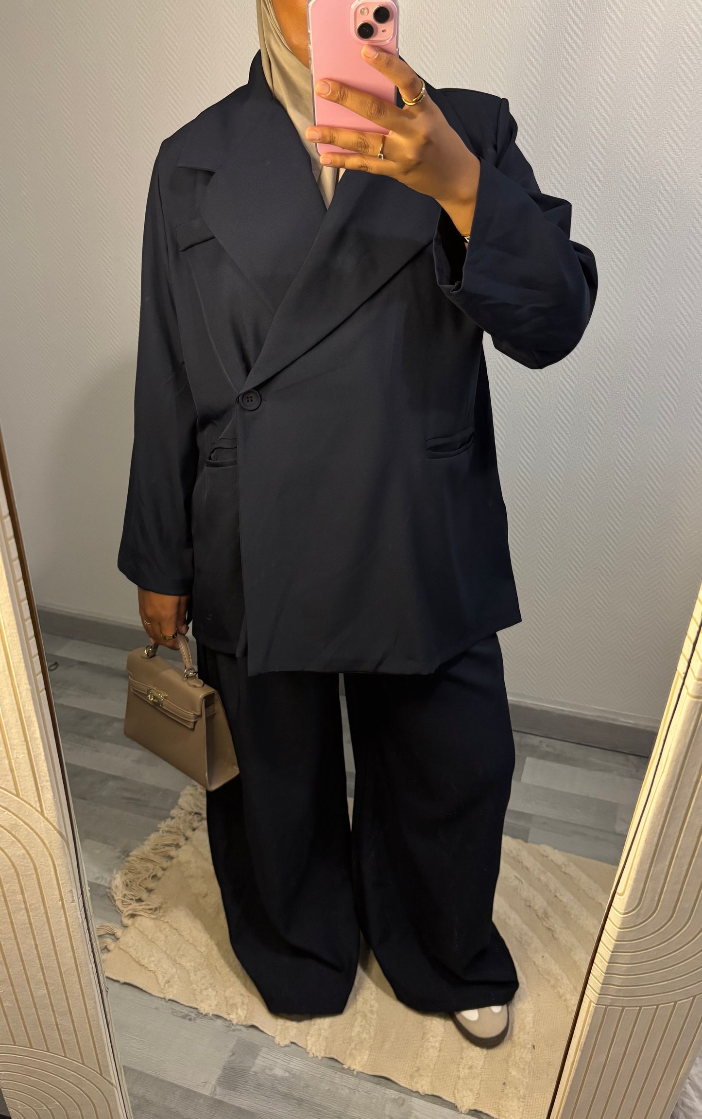 ENSEMBLE BLAZER • BLEU MARINE