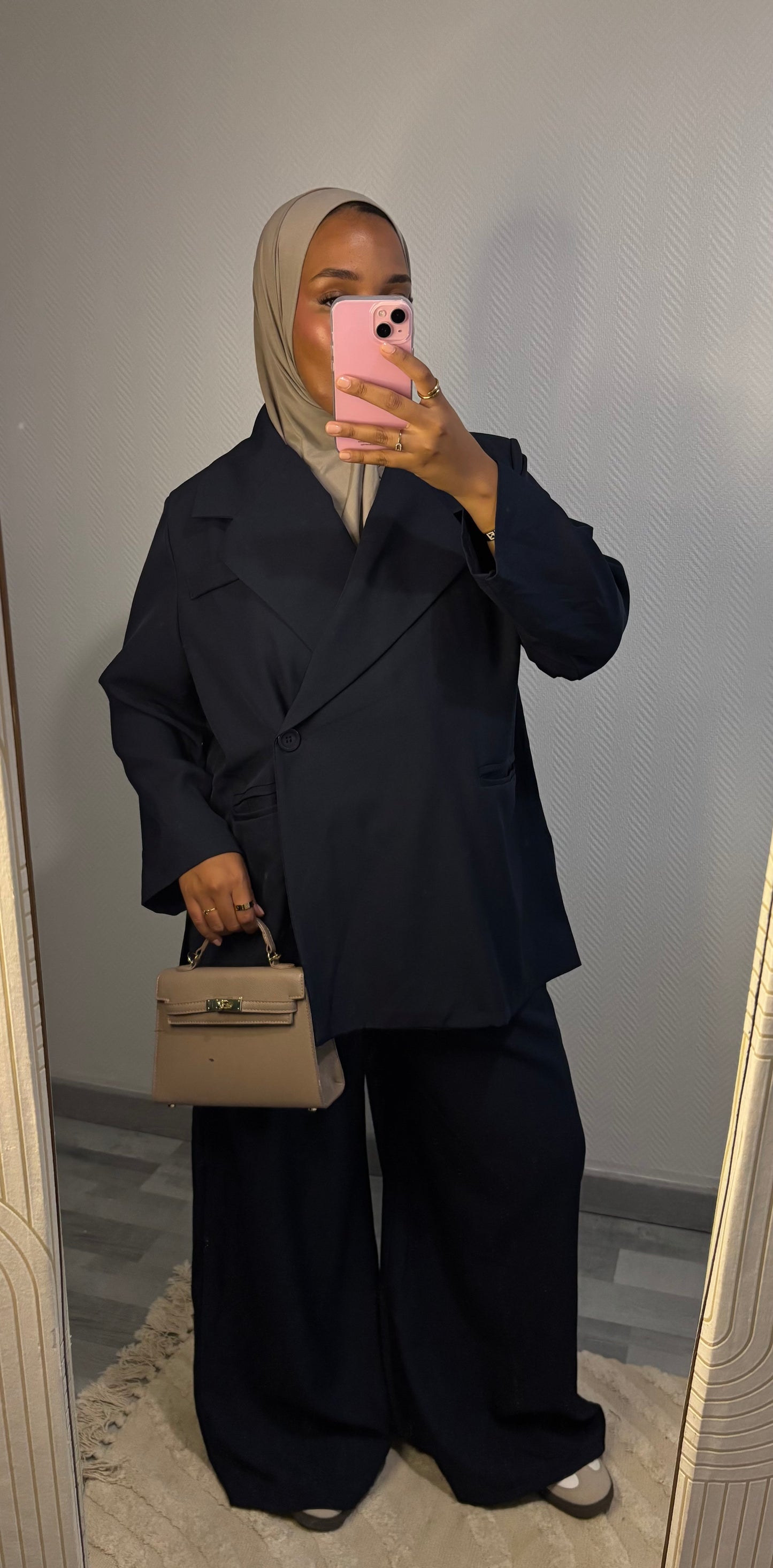 ENSEMBLE BLAZER • BLEU MARINE