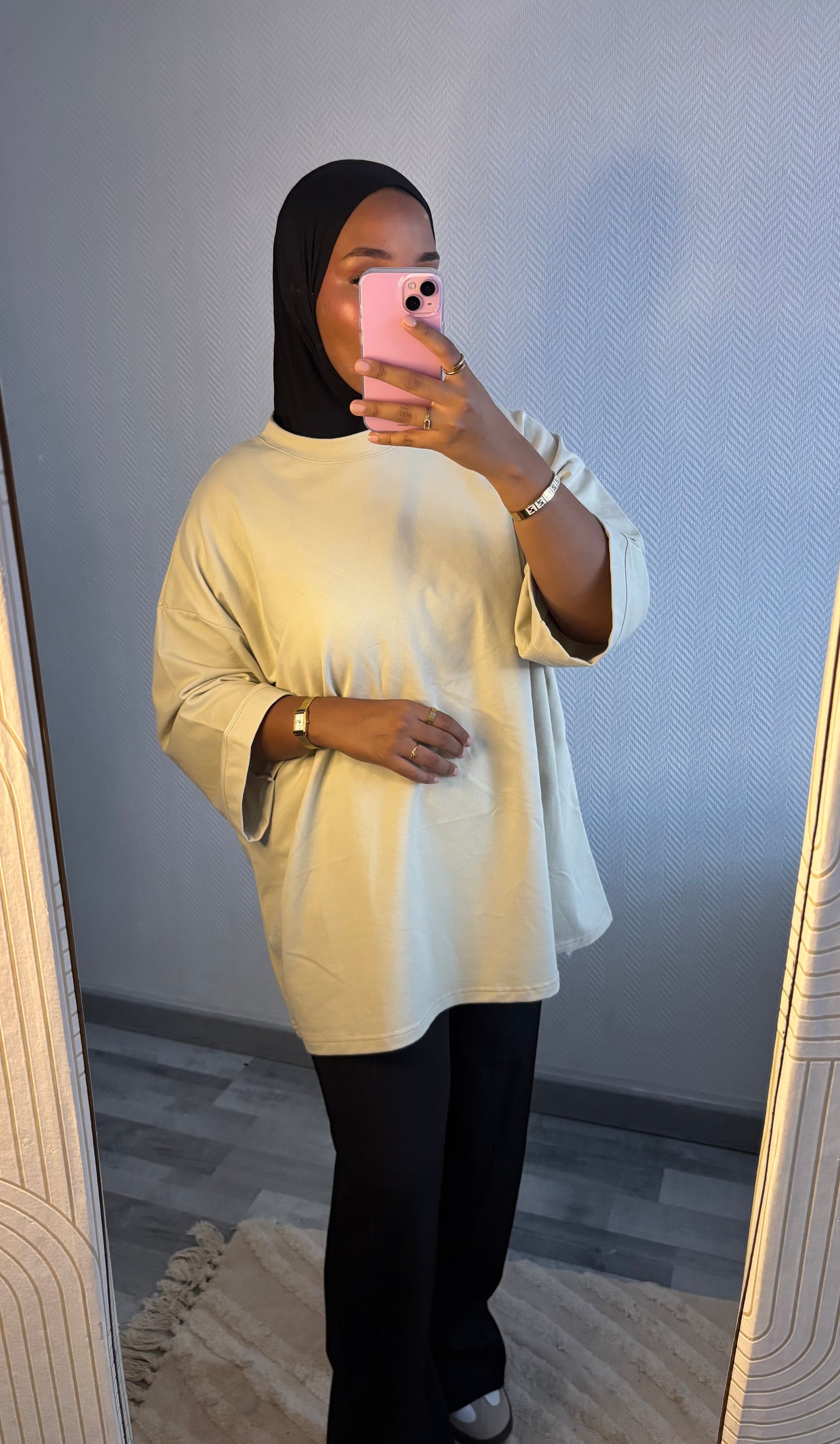 T-SHIRT OVERSIZE • VERT CLAIRE