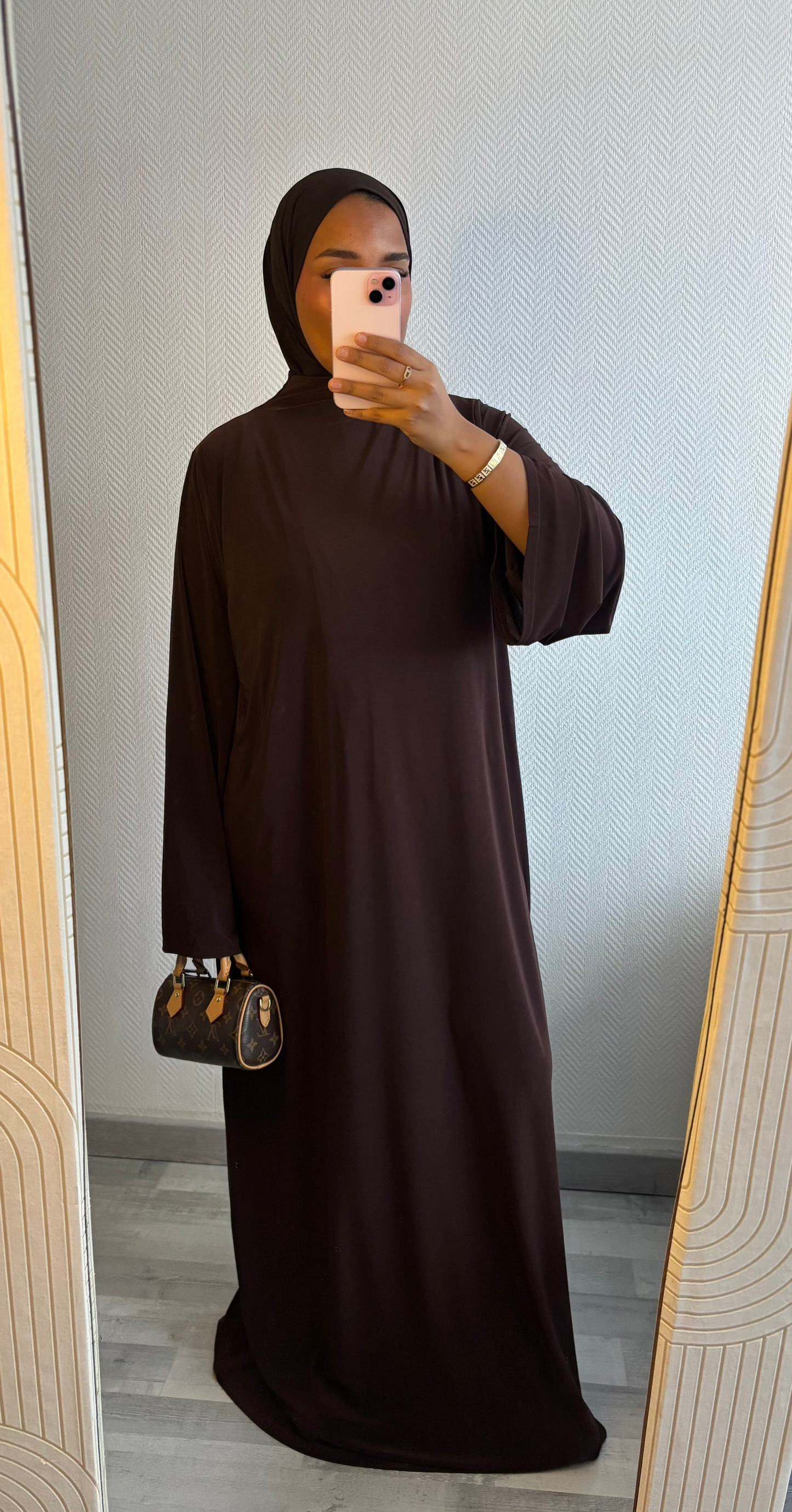 ABAYA JERSEY PREMIUM • CHOCO