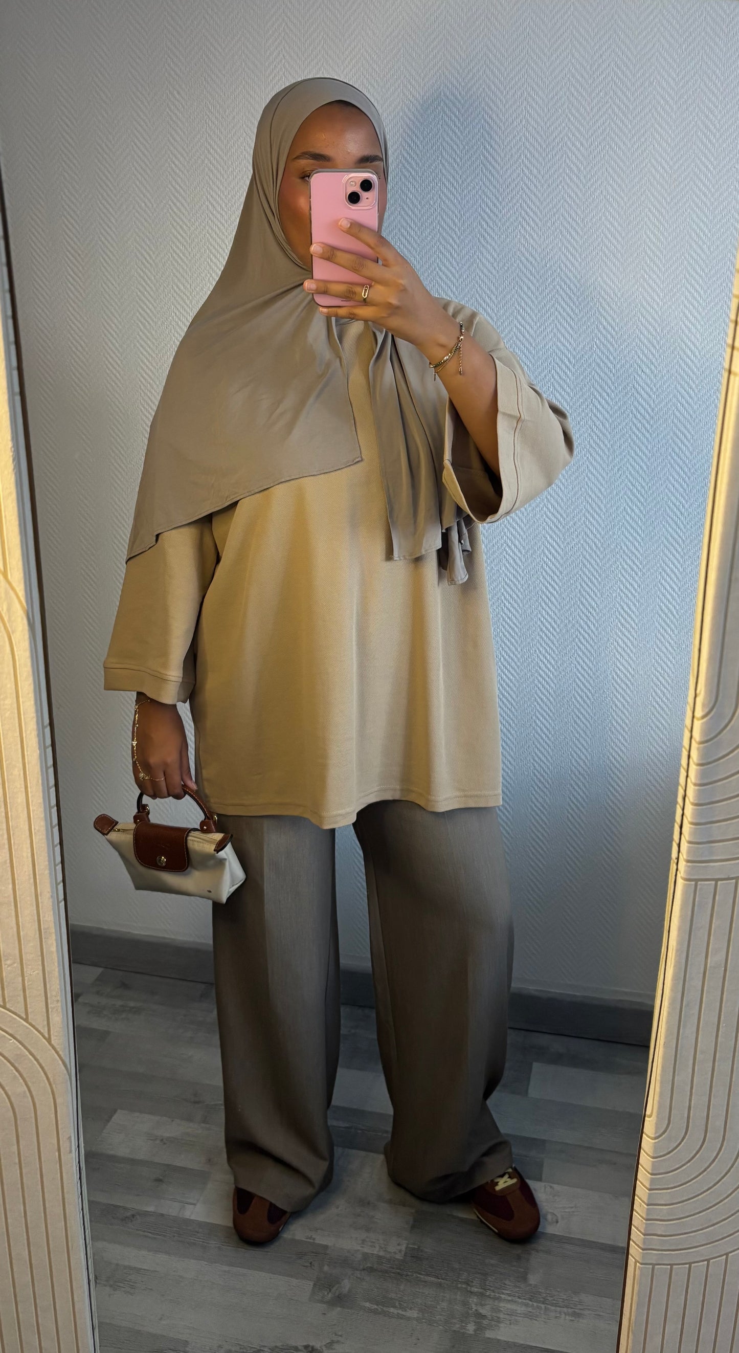 T-SHIRT MASTOUR • TAUPE