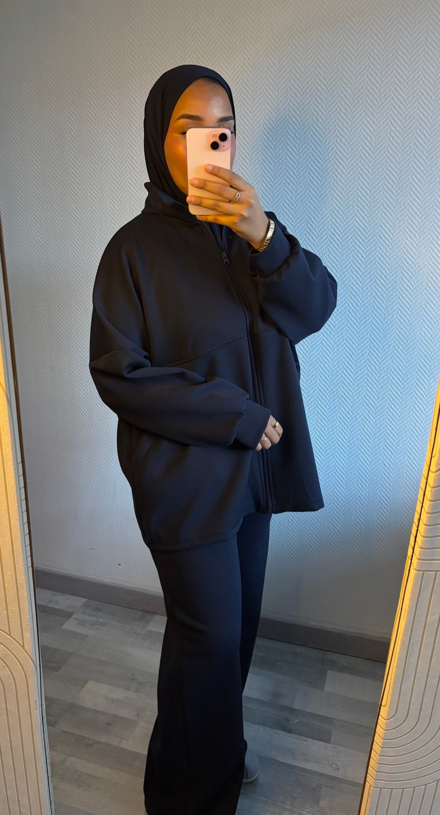 SURVÊTEMENT ZIPPÉ • MARINE