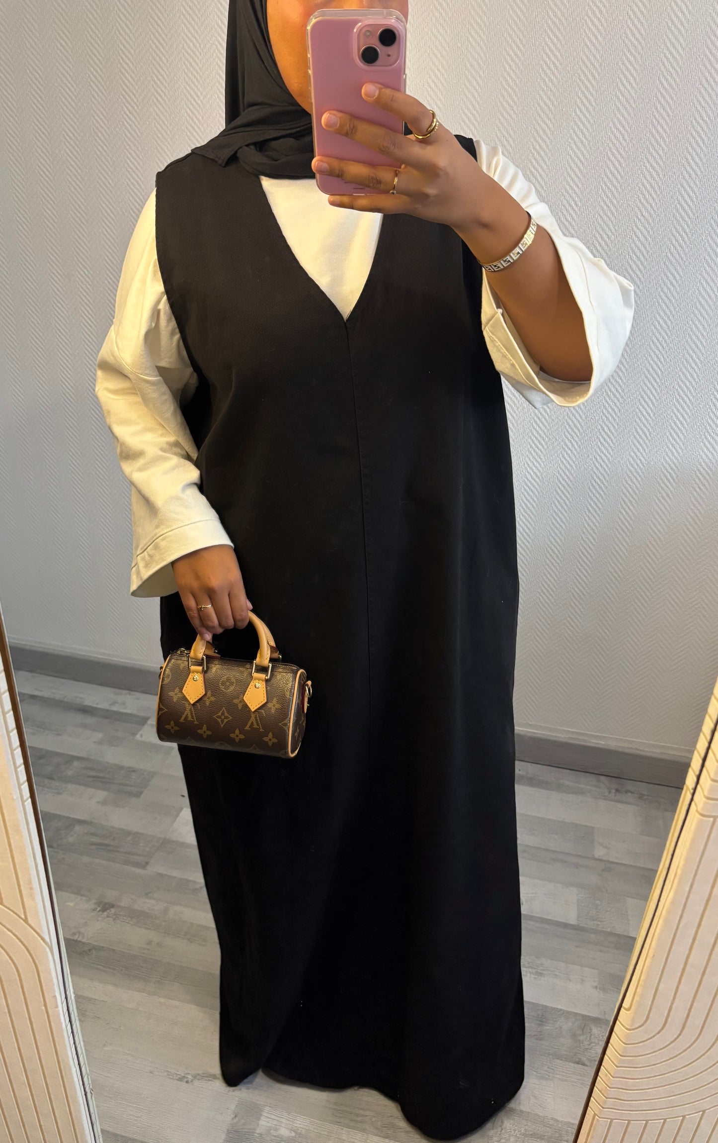 ROBE EN JEAN • NOIR