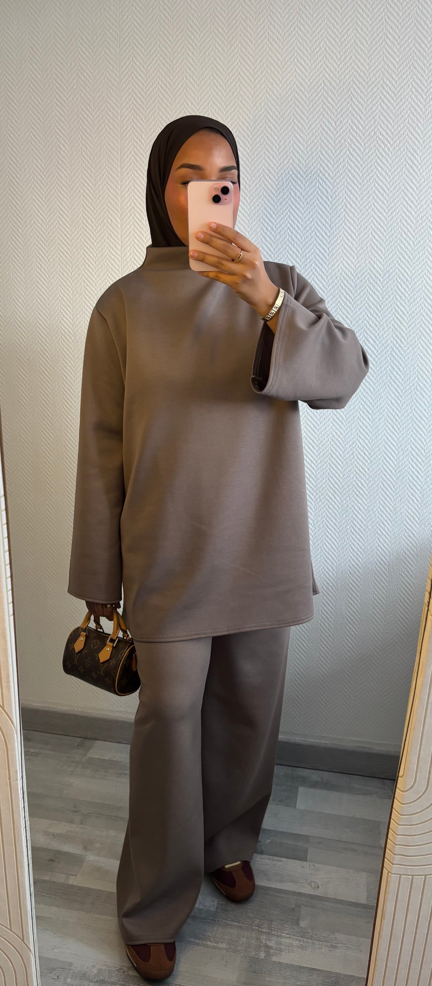 ENSEMBLE LAYAN • TAUPE FONCÉ