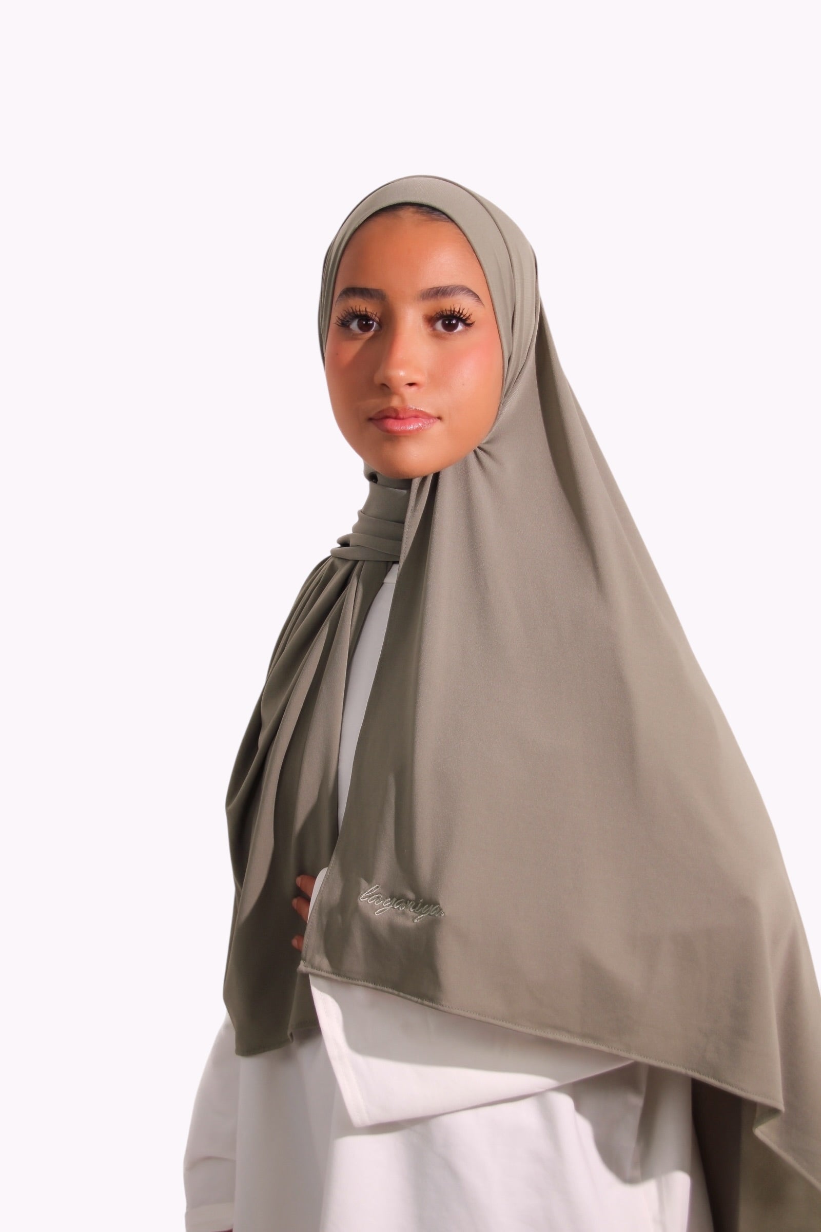 HIJAB JERSEY PREMIUM • VERT