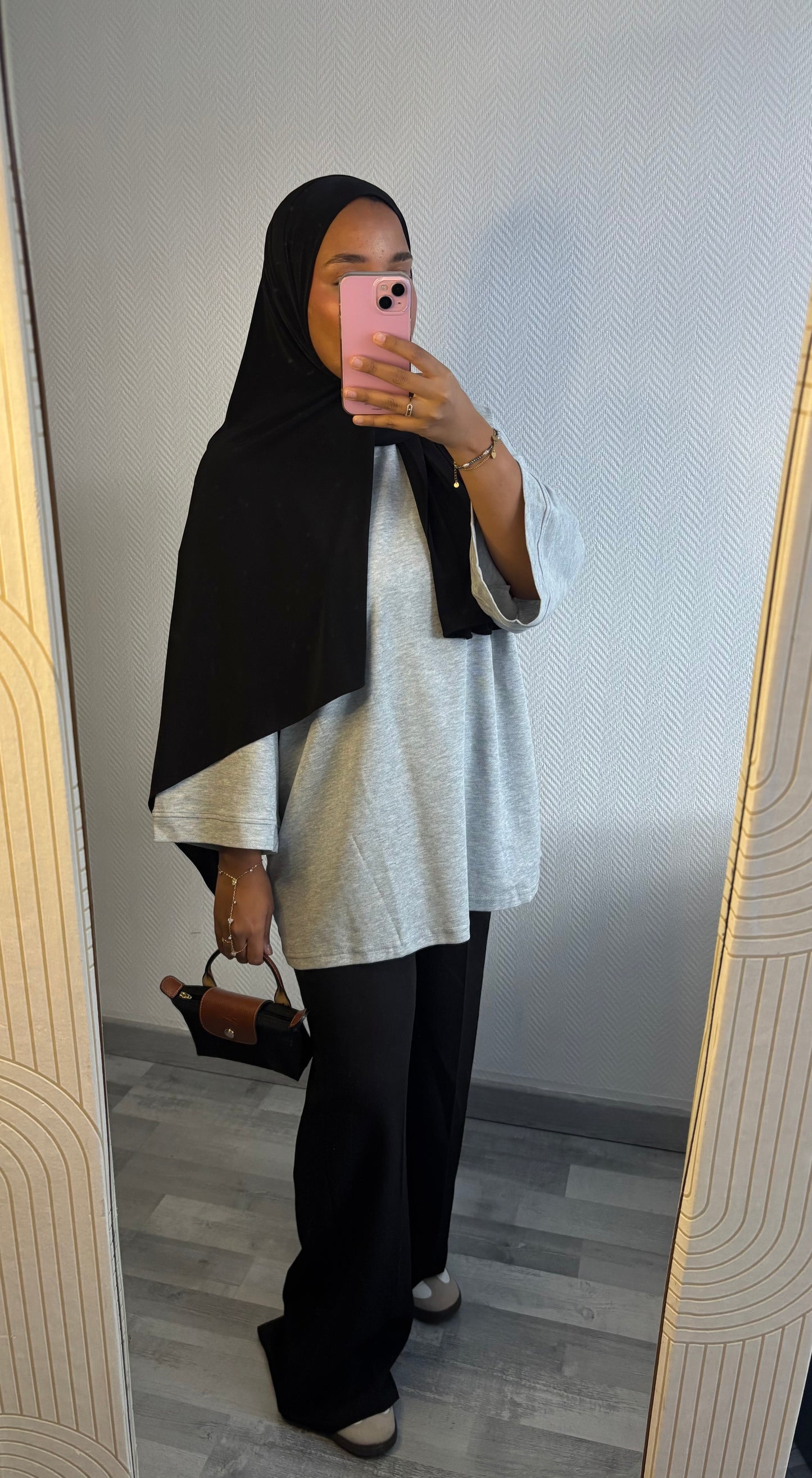 T-SHIRT MASTOUR • GRIS CLAIRE