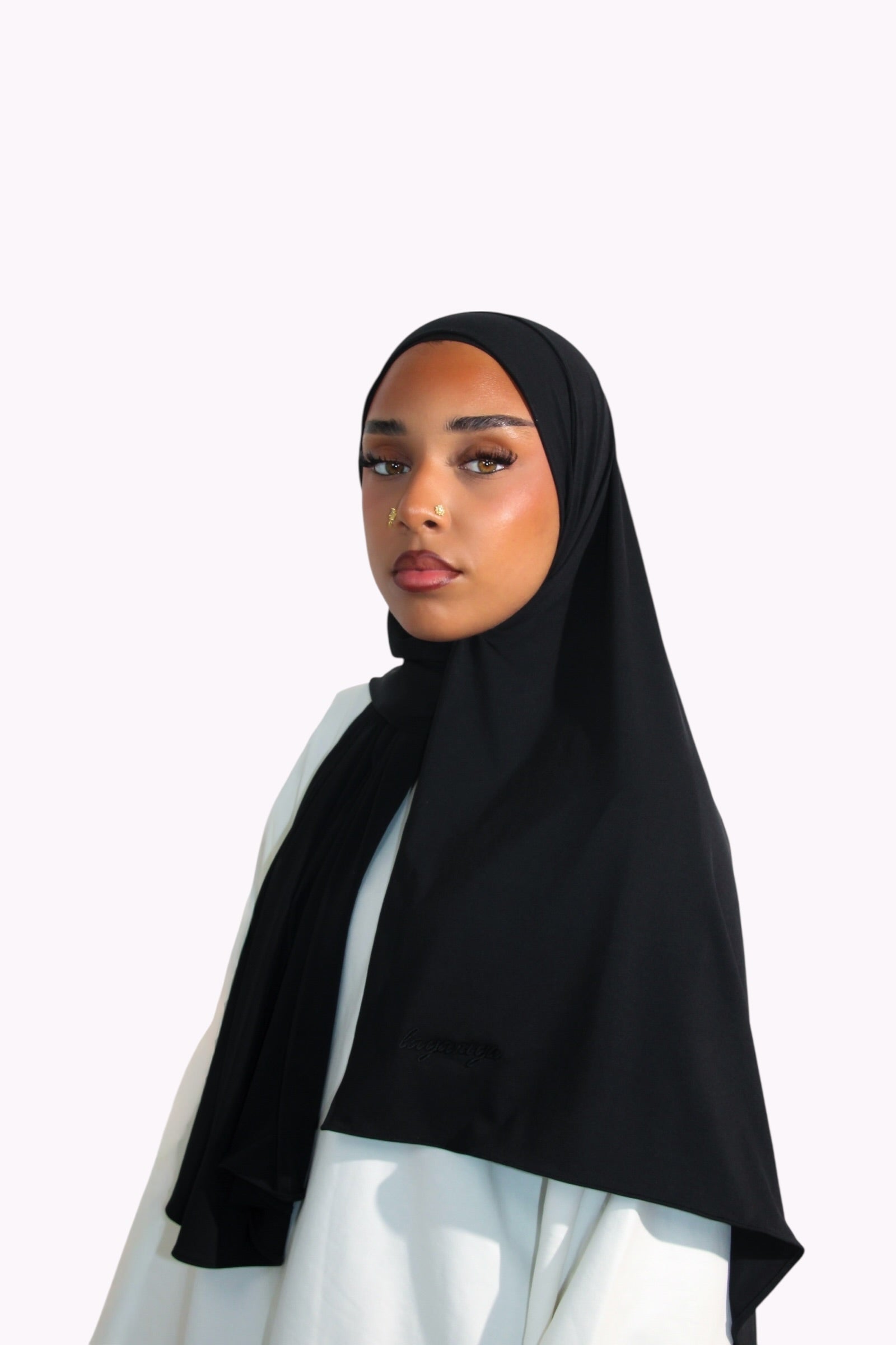 HIJAB JERSEY PREMIUM • NOIR