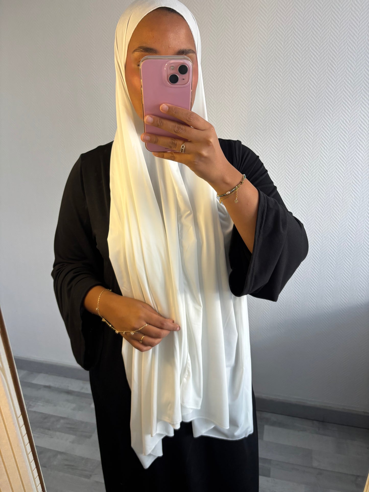 VOILE EN JERSEY PREMIUM • BLANC