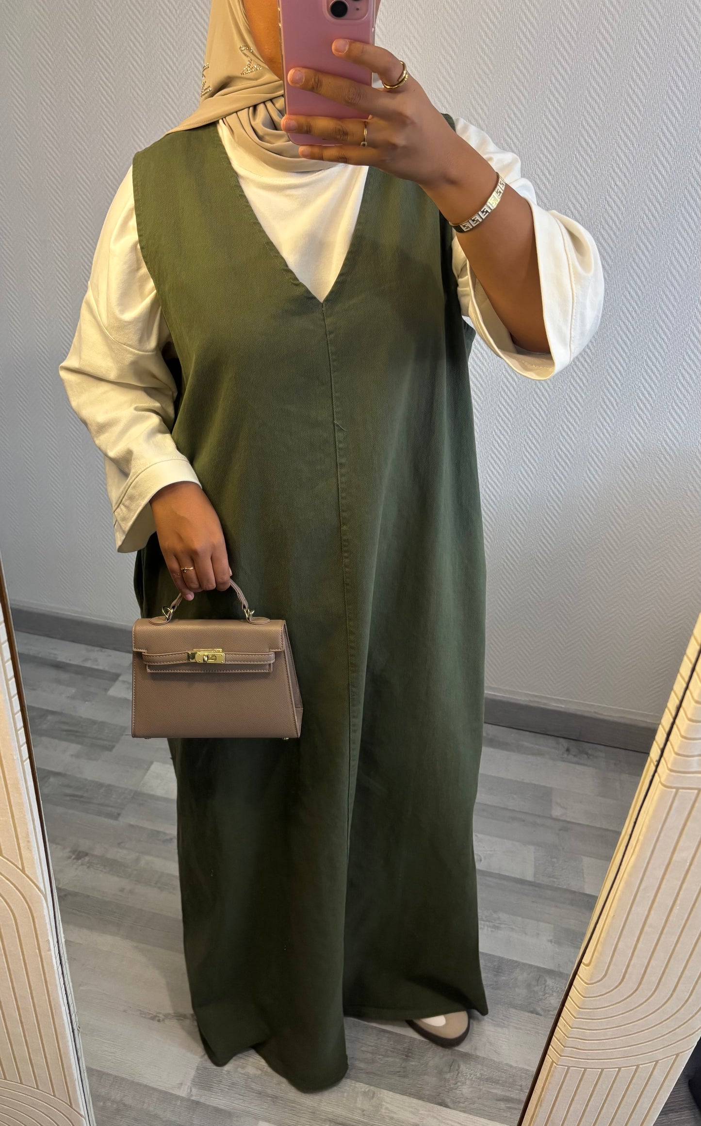 ROBE EN JEAN • KAKI