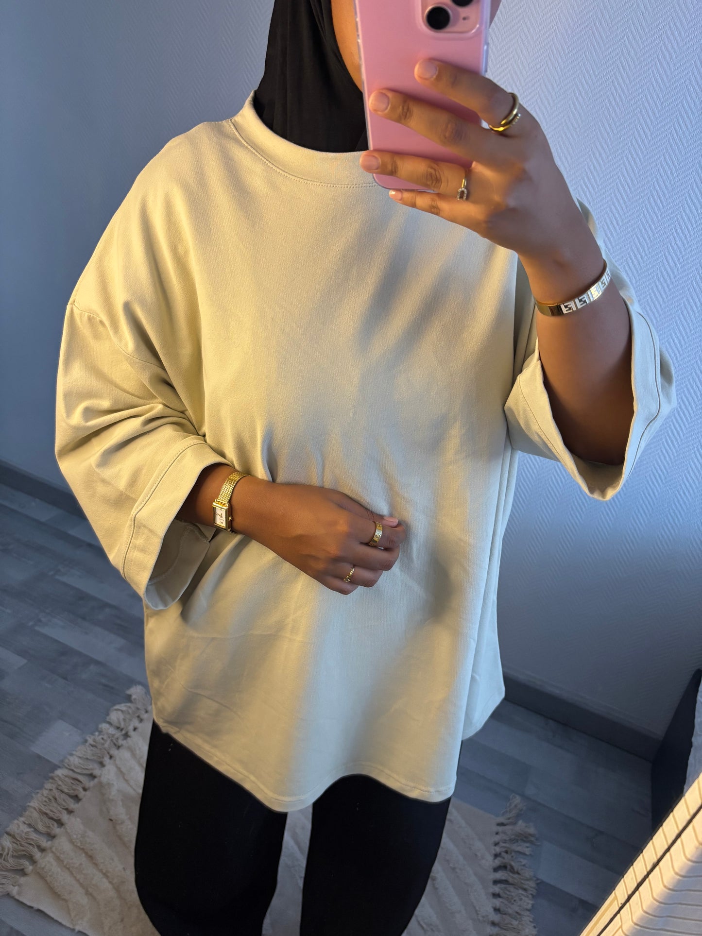 T-SHIRT OVERSIZE • VERT CLAIRE