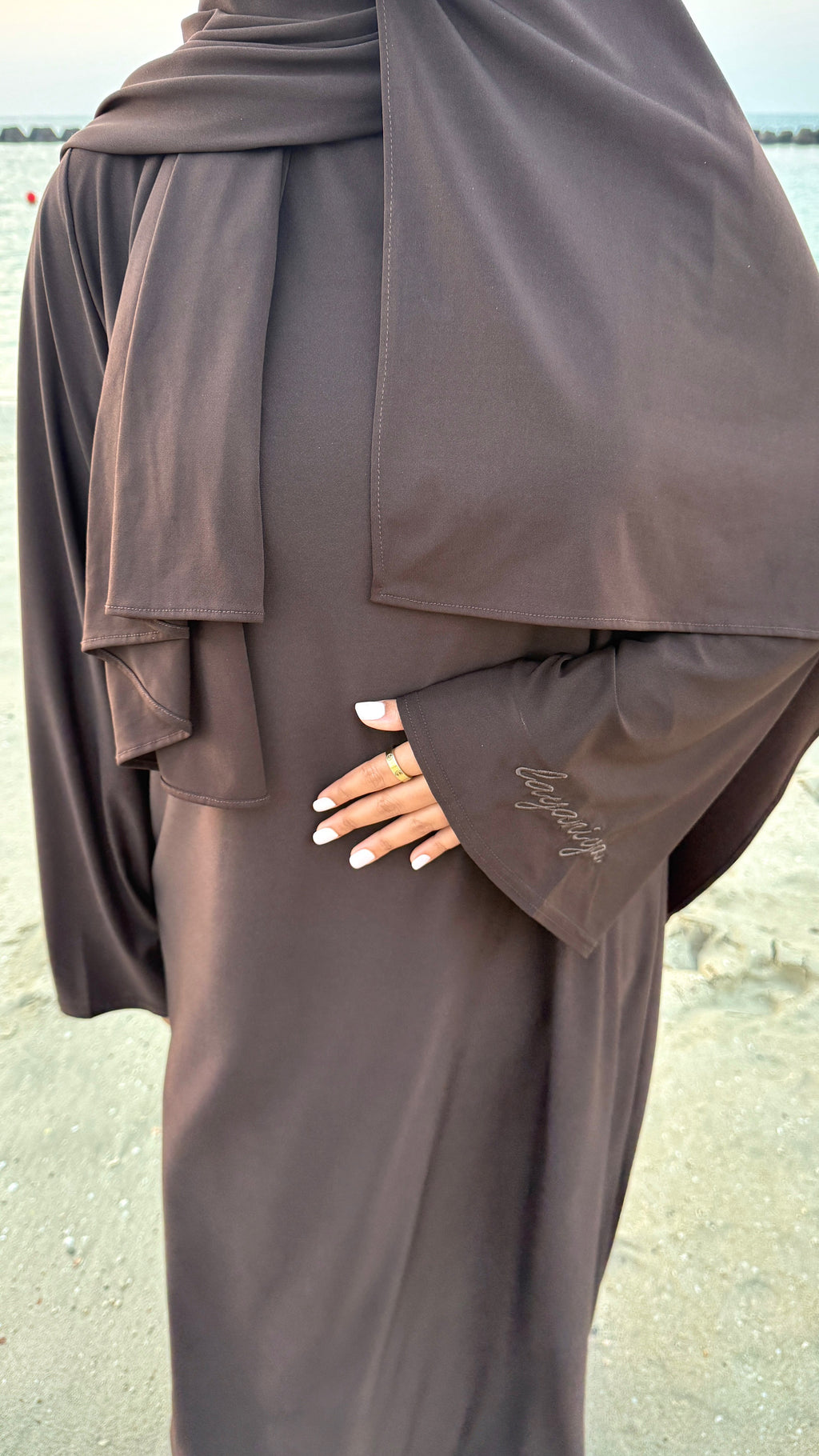 ABAYA JERSEY PREMIUM • CHOCO