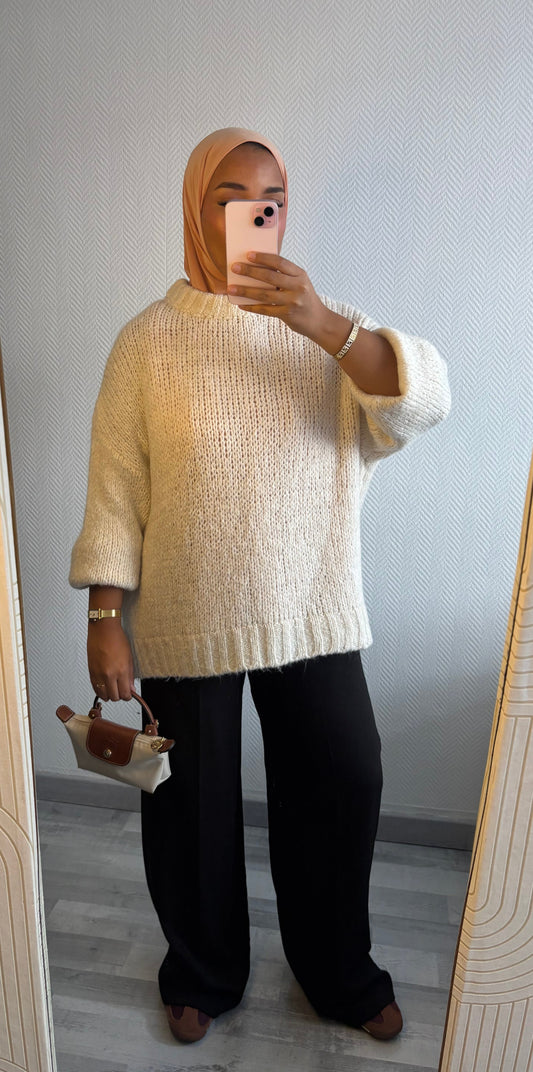 PULL NEYA • CRÈME