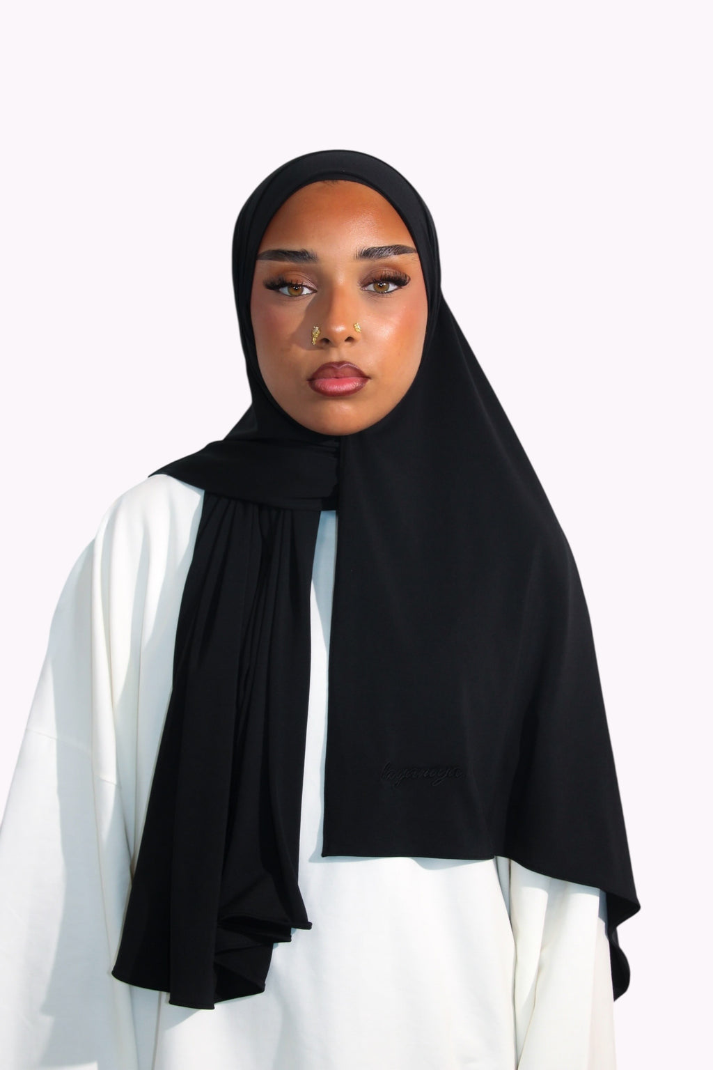 HIJAB JERSEY PREMIUM • NOIR