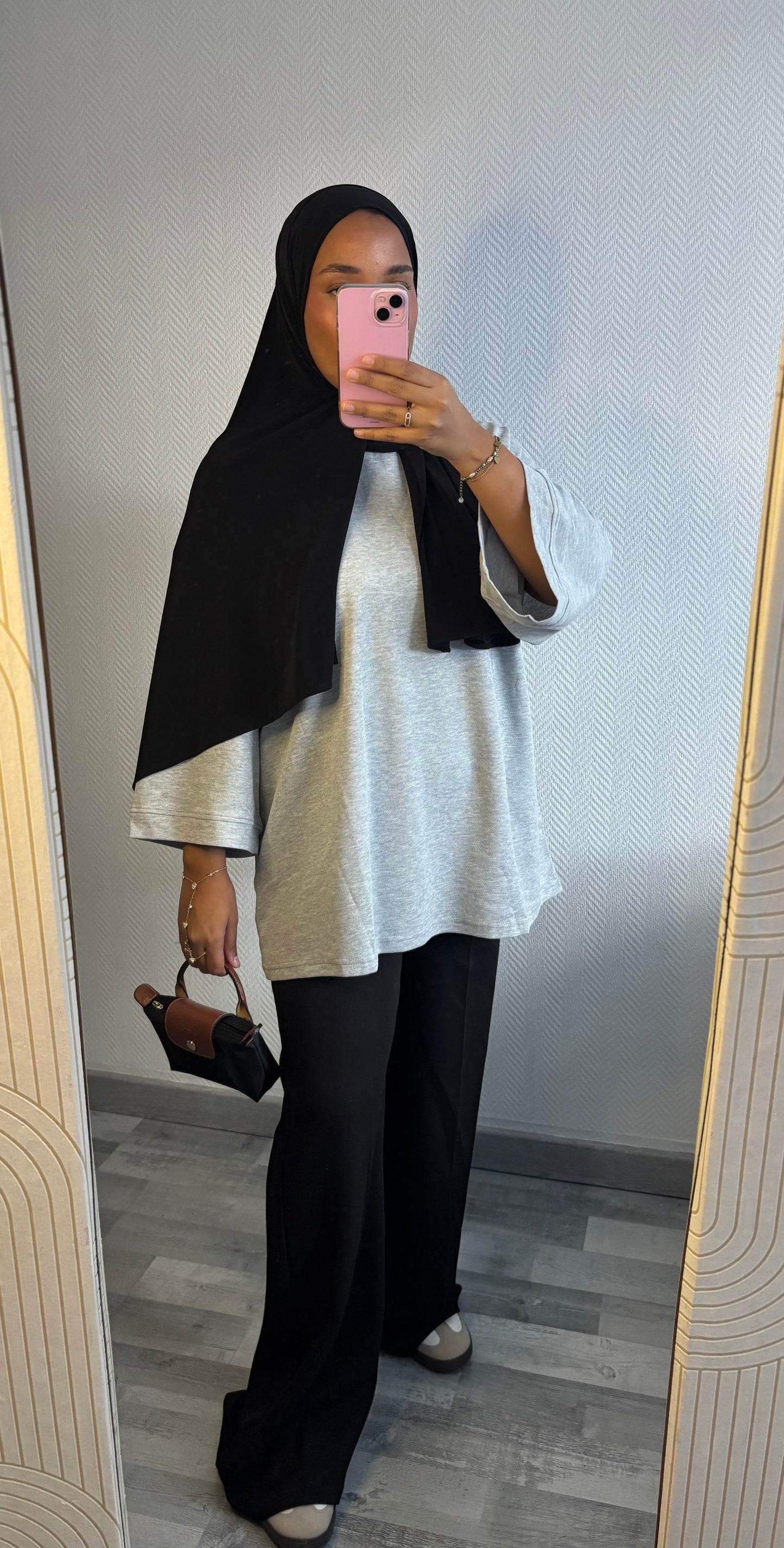 T-SHIRT MASTOUR • GRIS CLAIRE