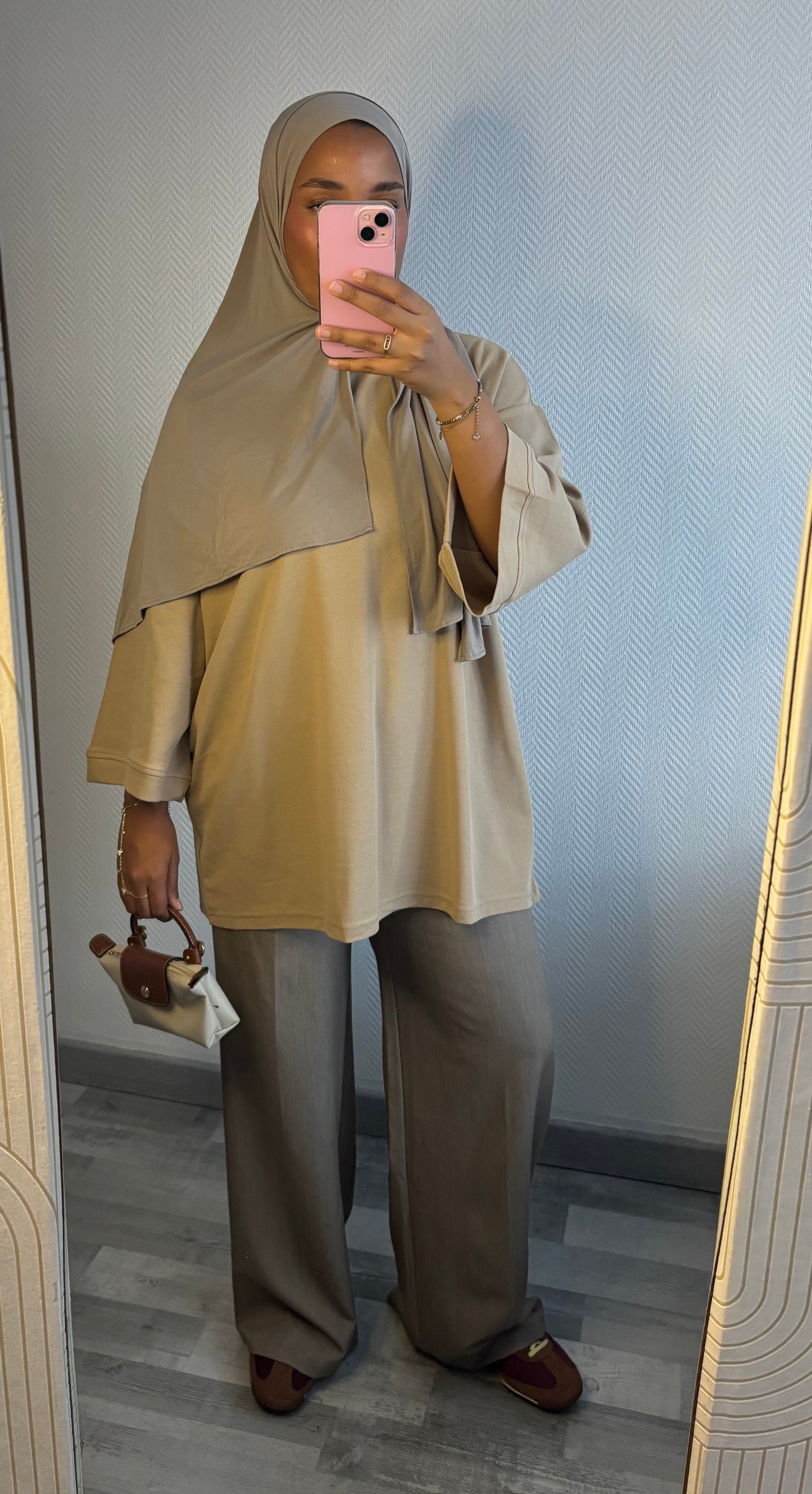 T-SHIRT MASTOUR • TAUPE