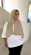 HIJAB JERSEY PREMIUM • MINK