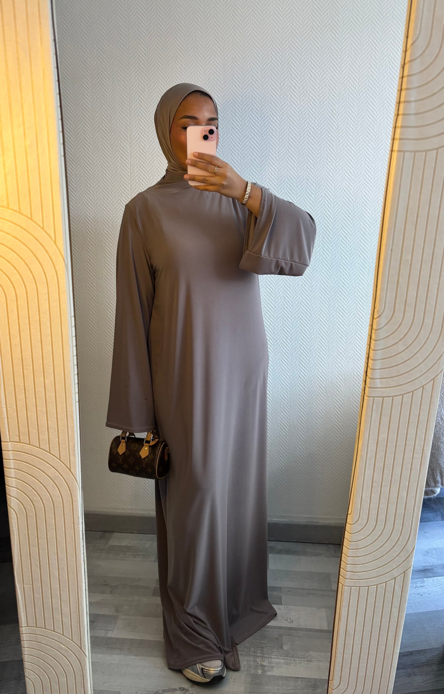 ABAYA JERSEY PREMIUM • TAUPE