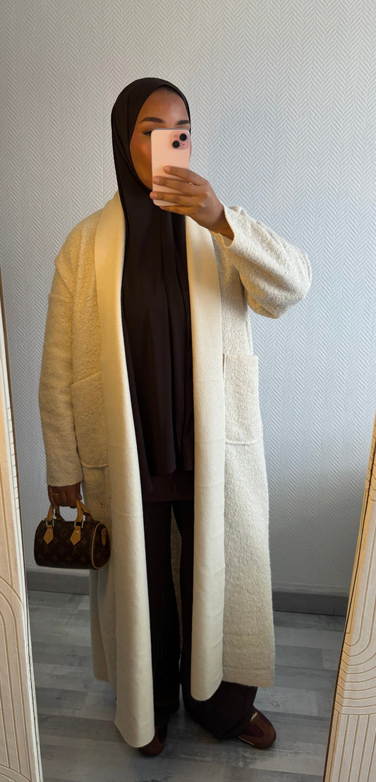 MANTEAU À POCHES • BEIGE