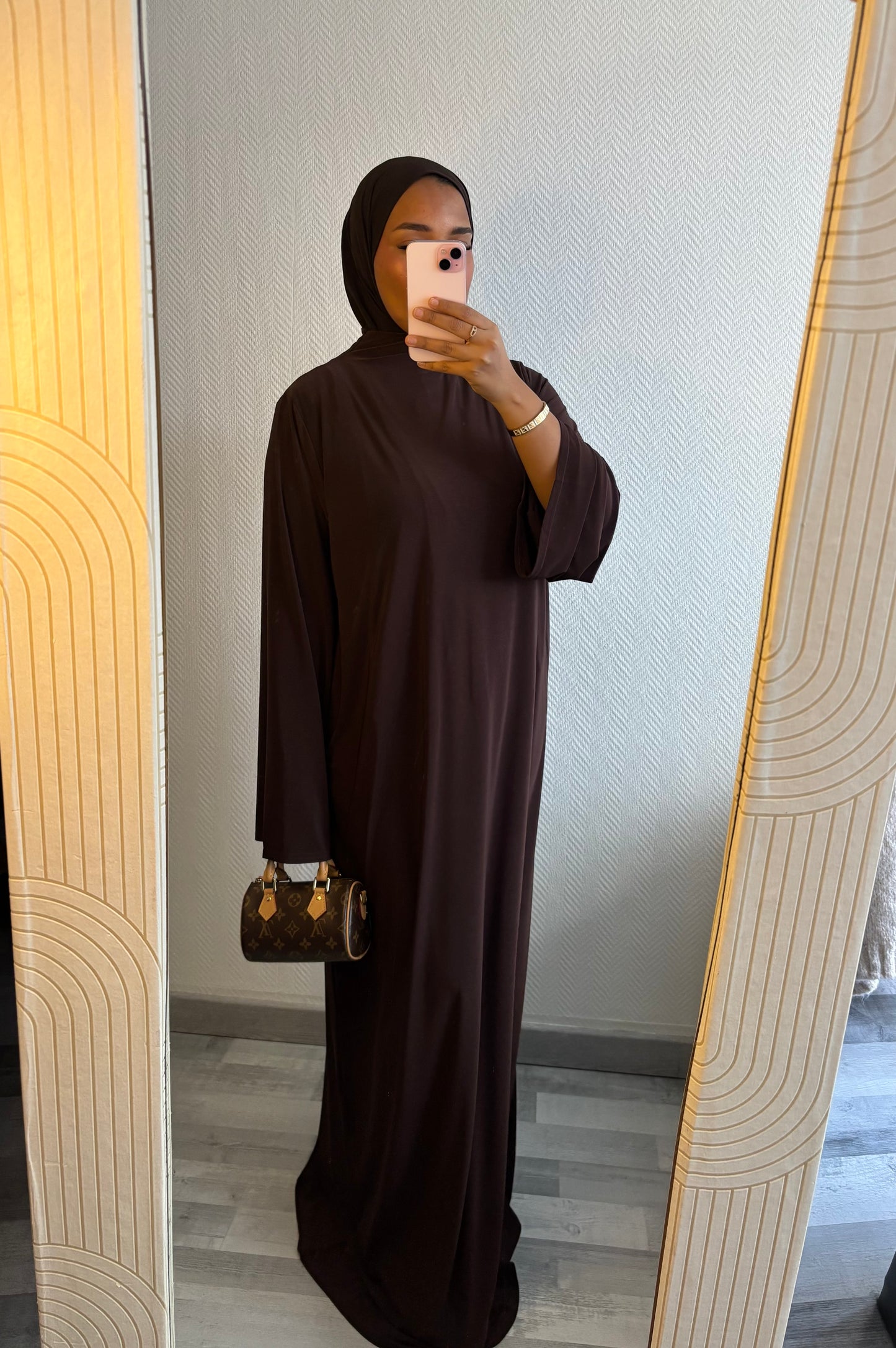 ABAYA JERSEY PREMIUM • CHOCO