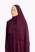 HIJAB JERSEY PREMIUM • PRUNE