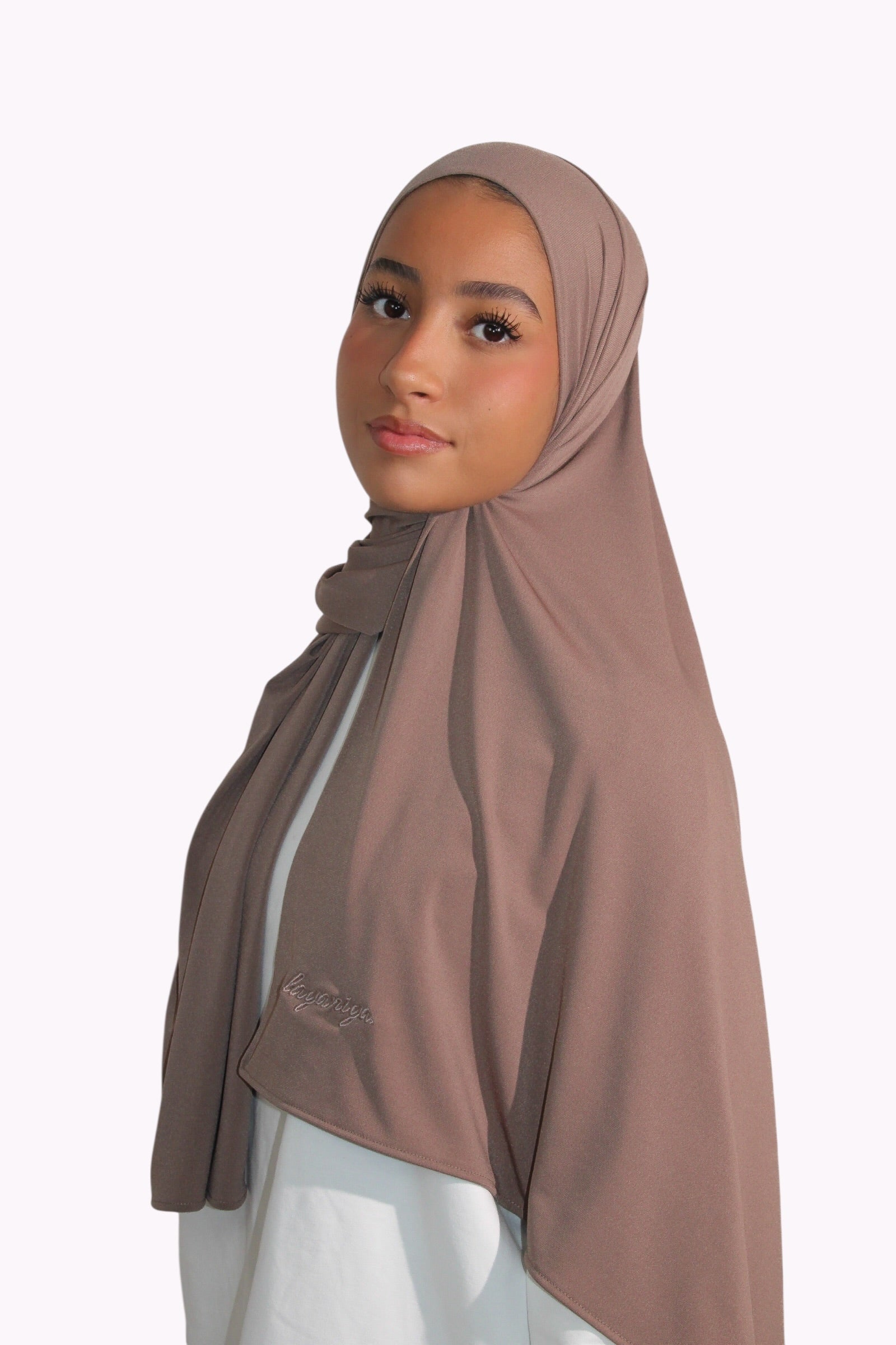 HIJAB JERSEY PREMIUM • TAUPE