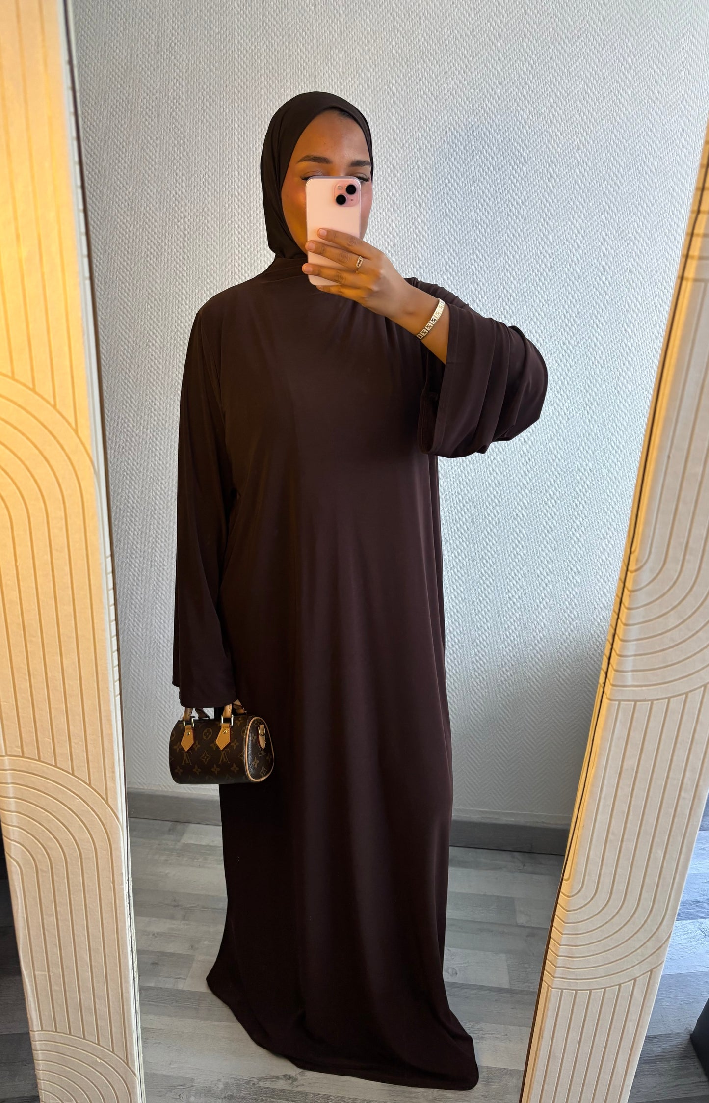 ABAYA JERSEY PREMIUM • CHOCO