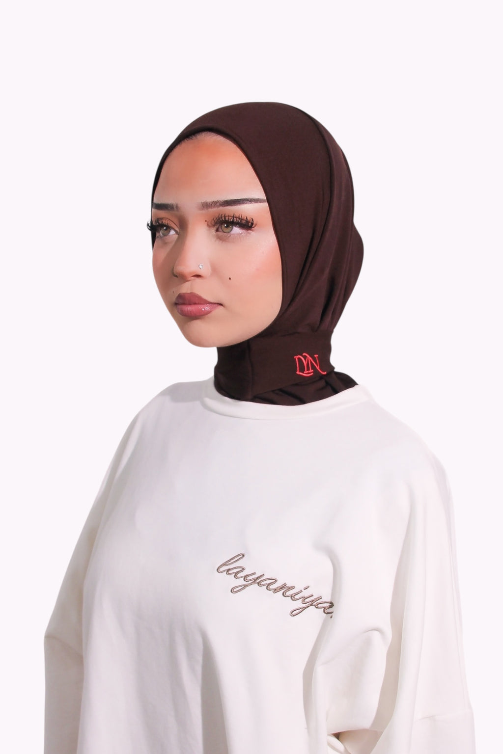 T-SHIRT SIGNATURE • BLANC / TAUPE