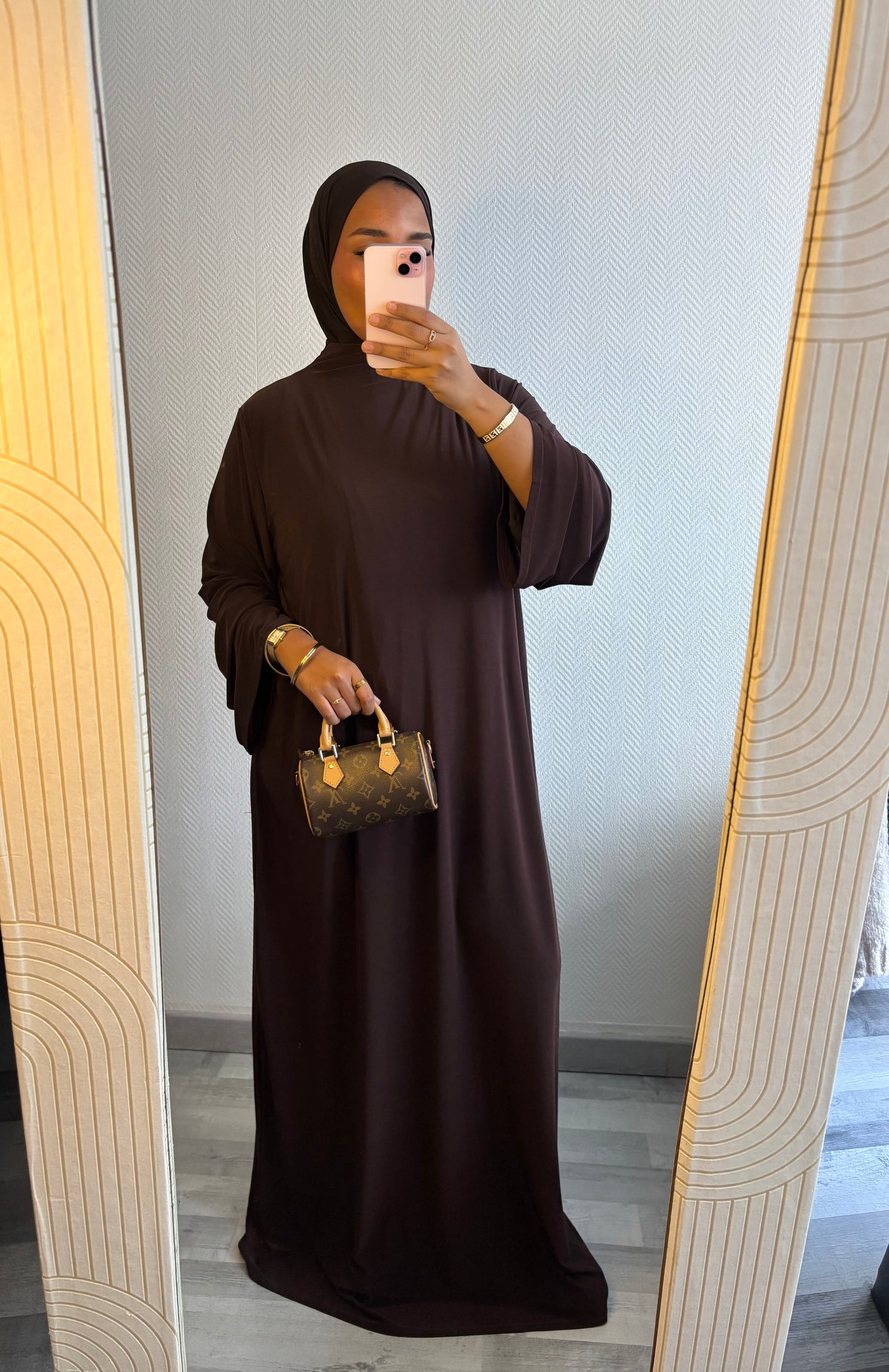 ABAYA JERSEY PREMIUM • CHOCO