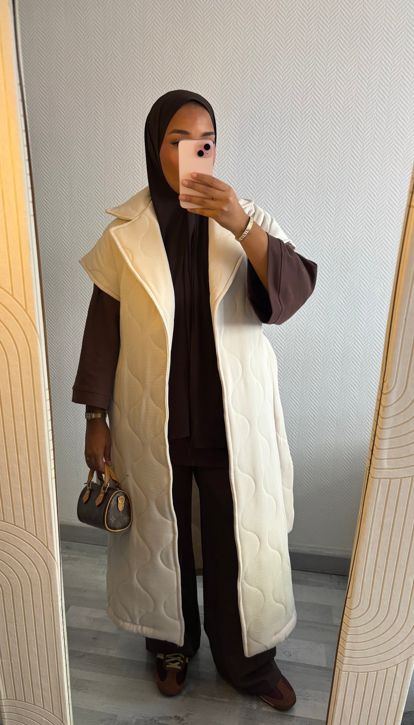 MANTEAU MATELASSÉ • BEIGE