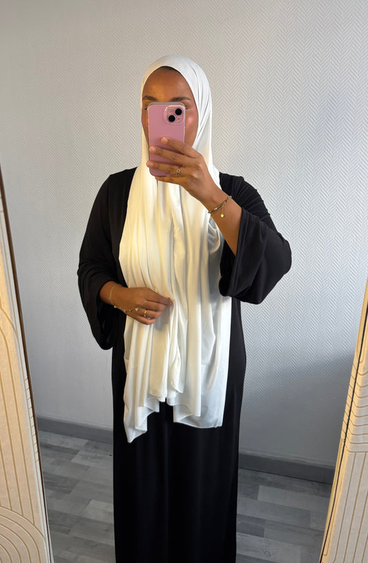 VOILE EN JERSEY PREMIUM • BLANC