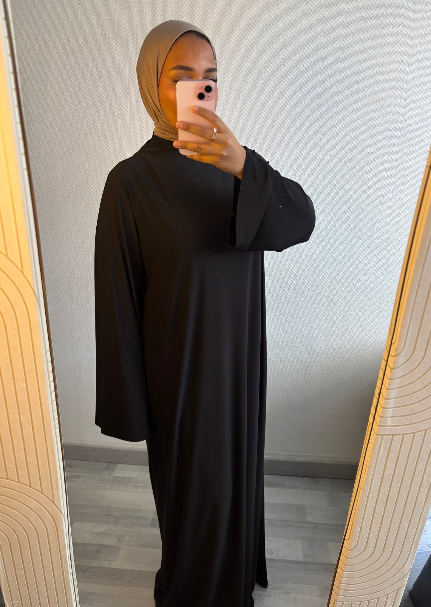 ABAYA JERSEY PREMIUM • NOIR