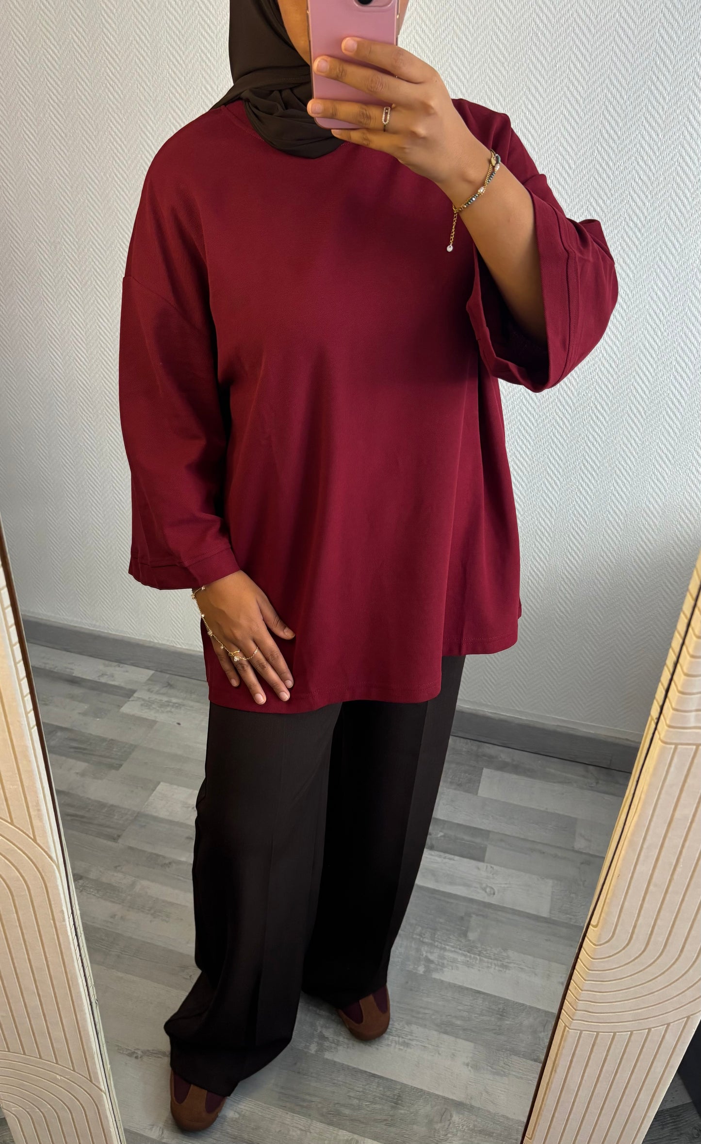 T-SHIRT MASTOUR • BORDEAUX