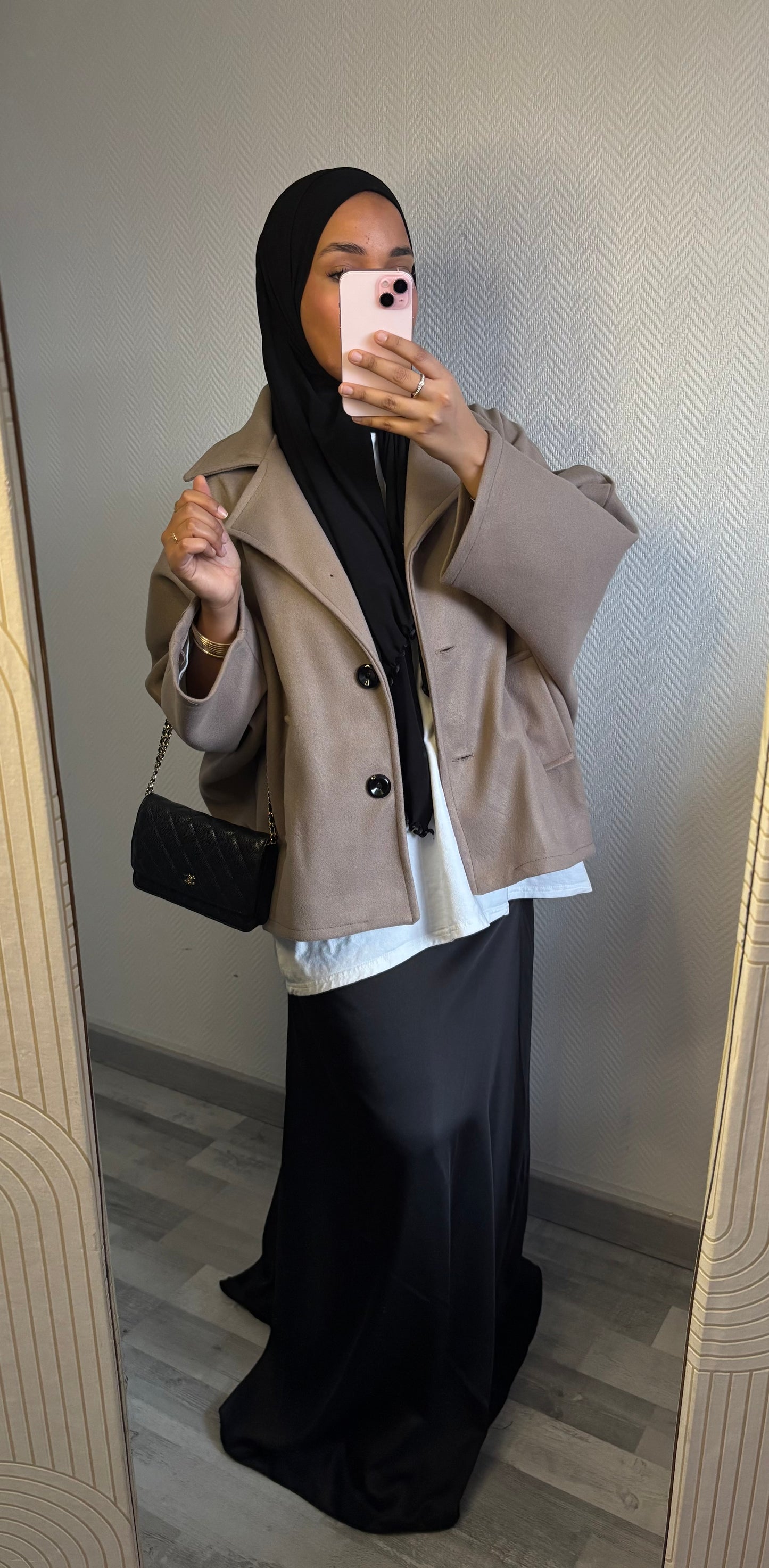 ZARA INSPIRED COAT • TAUPE