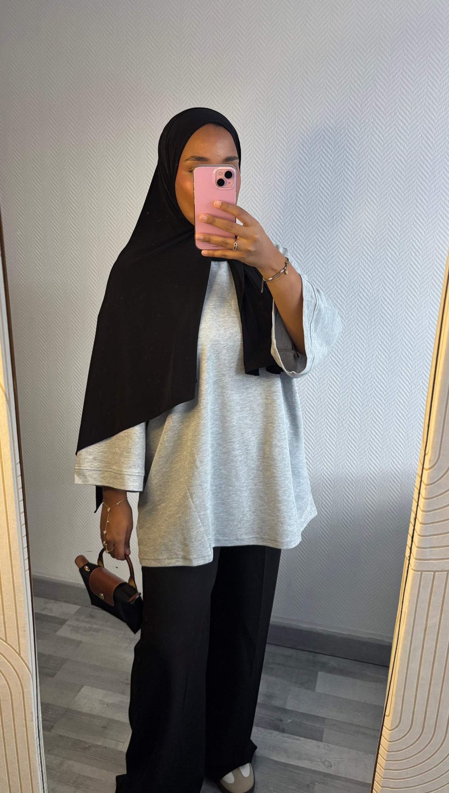 T-SHIRT MASTOUR • GRIS CLAIRE