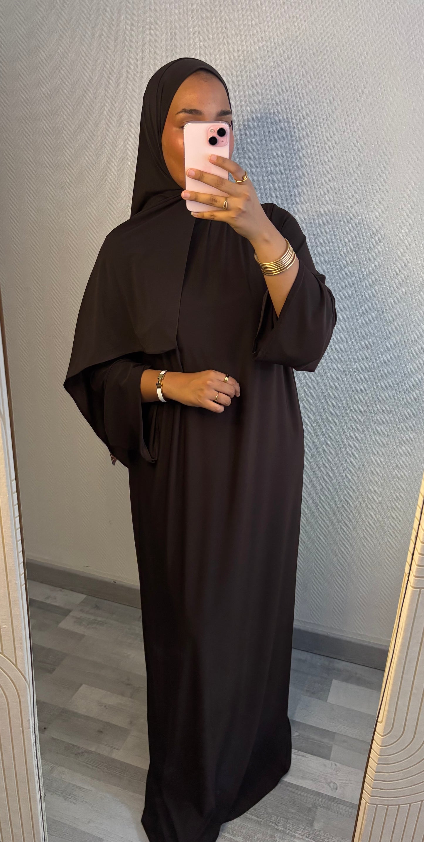 ABAYA JERSEY PREMIUM • CHOCO